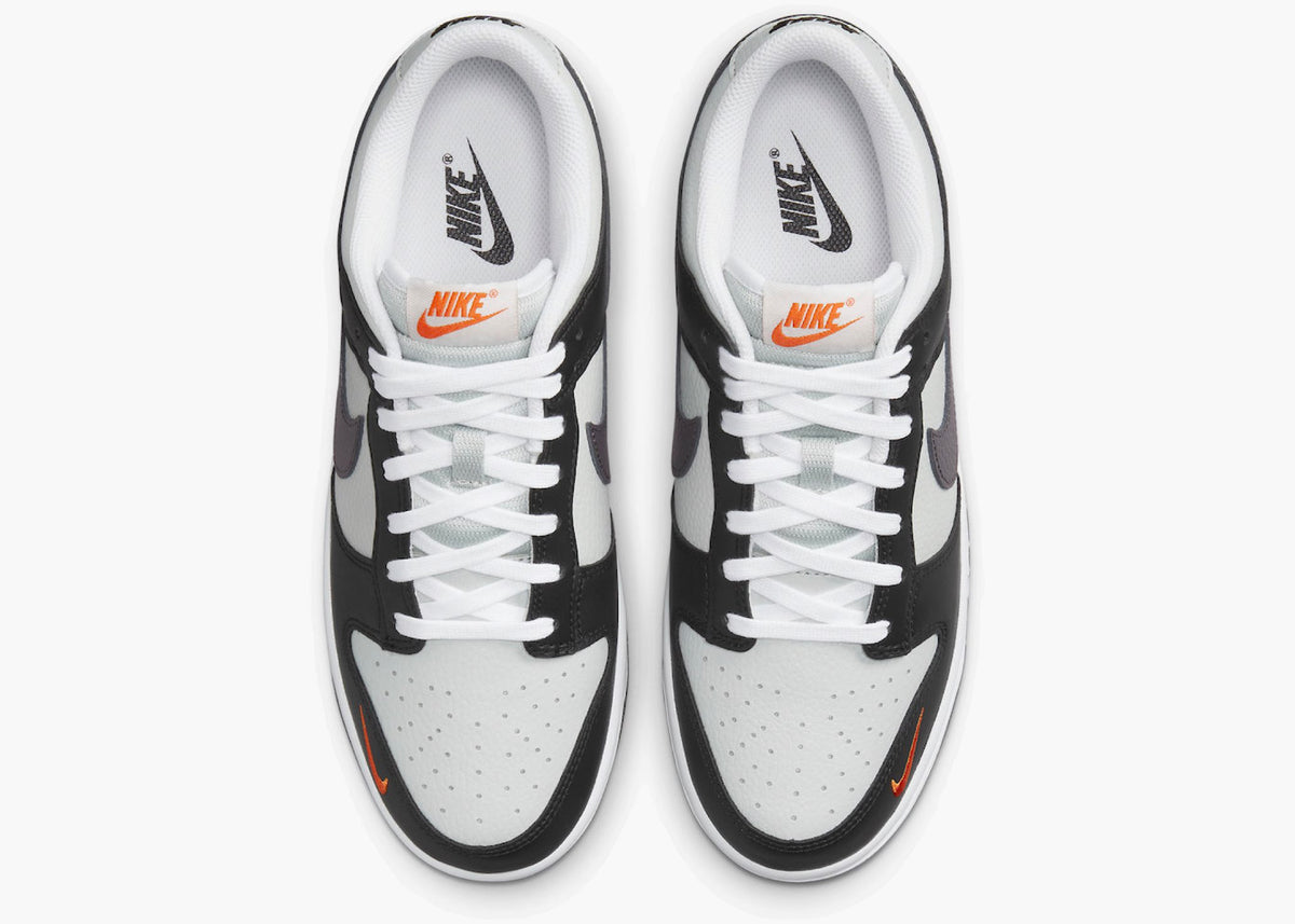 Nike Dunk Low Black Total Orange Mini Swoosh FN7808-001 Hype Clothinga Limited Edition