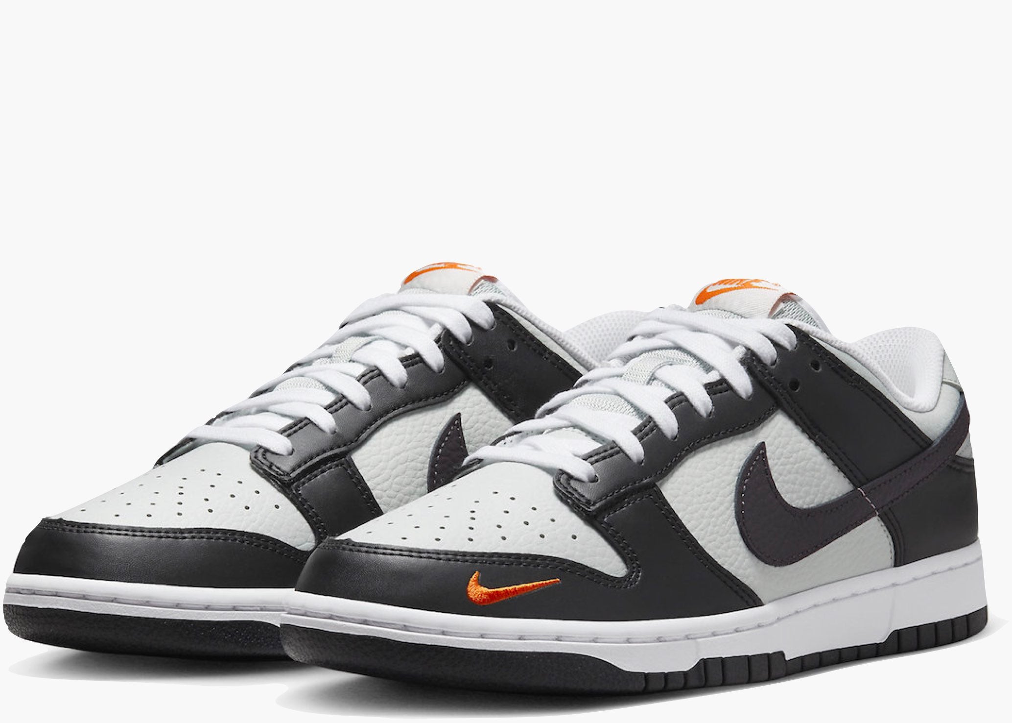 Nike Dunk Low Black Total Orange Mini Swoosh FN7808-001 Hype Clothinga Limited Edition