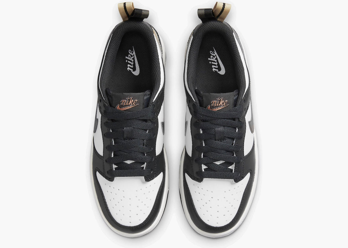 Nike Dunk Low Black White Metallic (GS) Hype clothinga Limited Edition