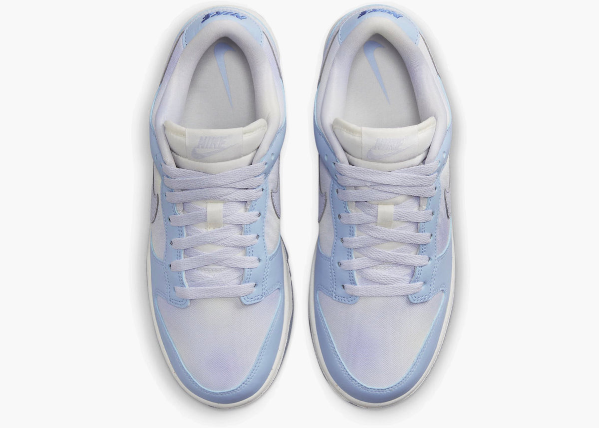 Nike Dunk Low Blue Airbrush Canvas (Women's) FN0323-400 Hype Clothinga Limited Edition