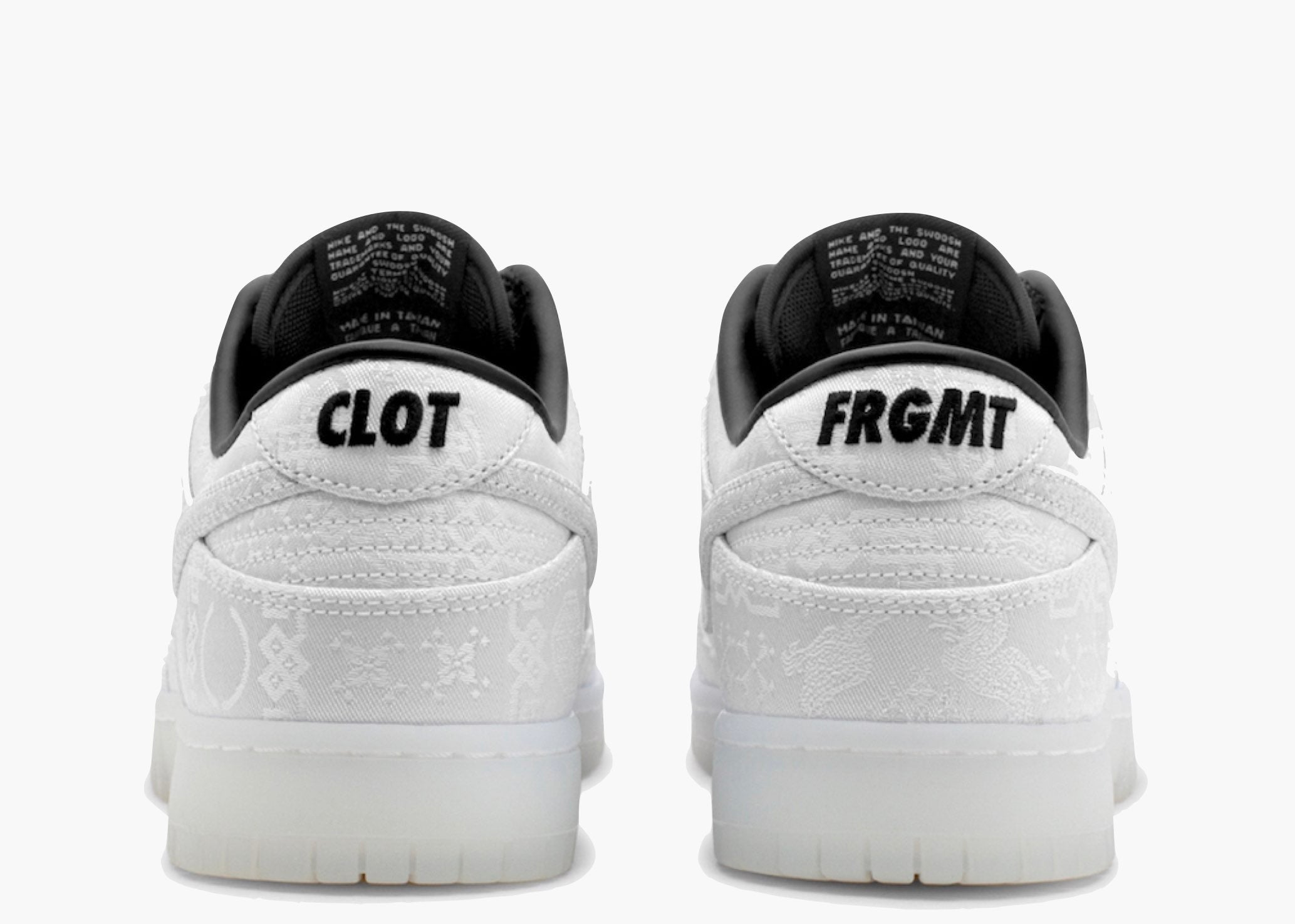 Nike Dunk Low CLOT Fragment White FN0315-110 Hype Clothinga Limited Edition..