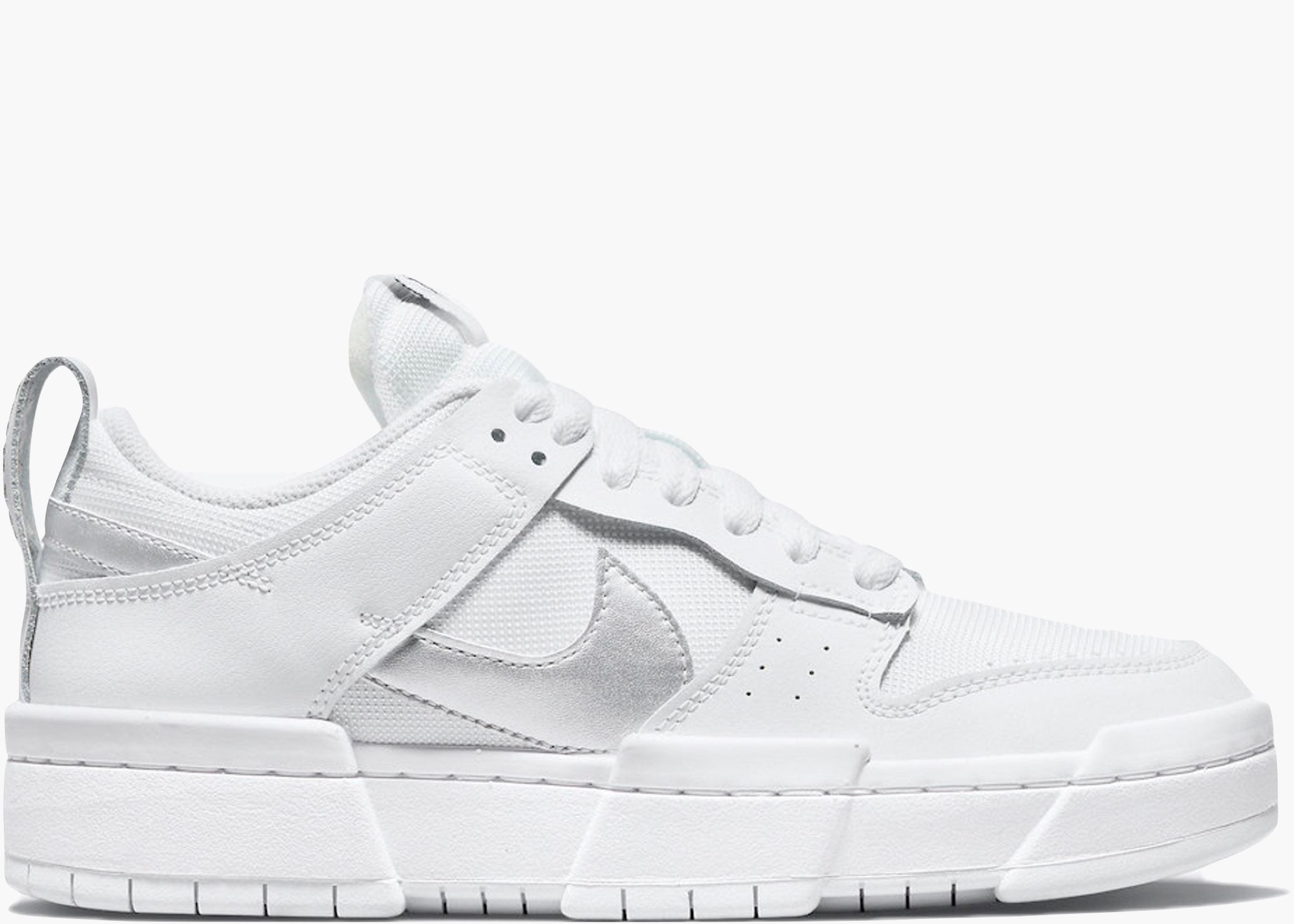 Nike Dunk Low Disrupt White Silver (W)