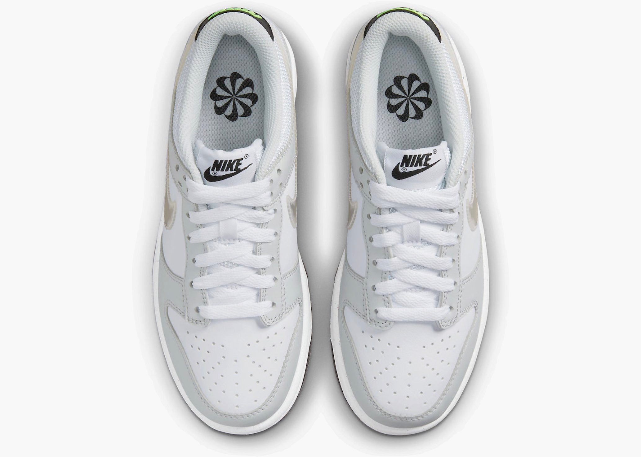 Nike Dunk Low Glitch Swoosh White Grey (GS) Hype Clothinga Limited Edition