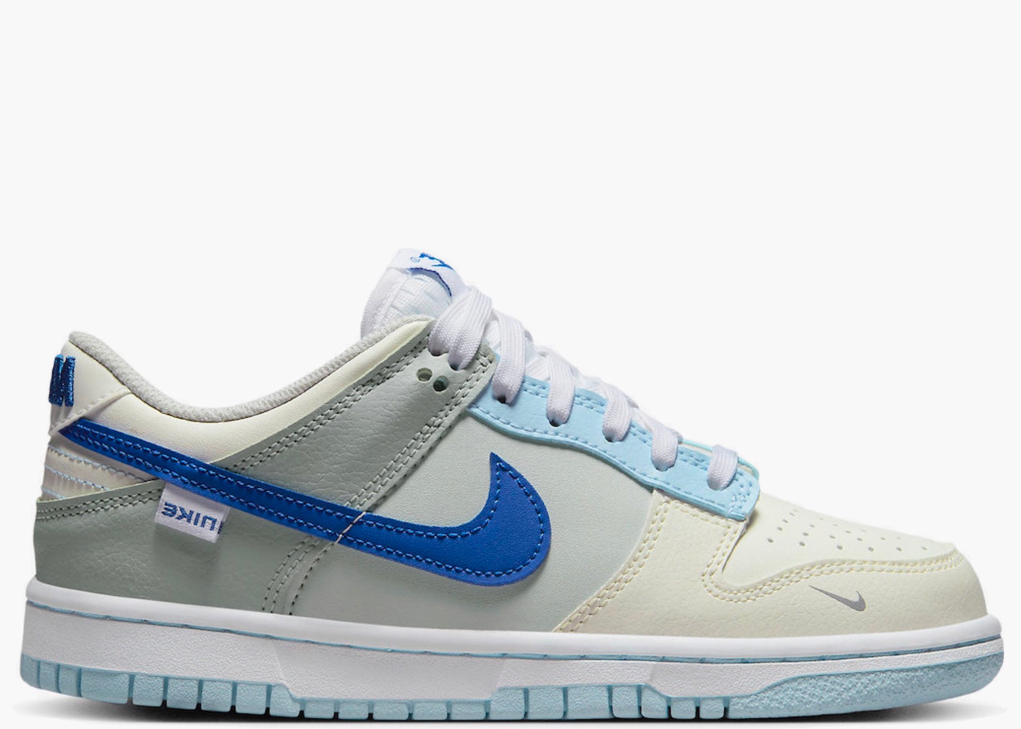 Nike Dunk Low Ivory Hyper Royal (GS) FB1843-141 Hype Clothinga Limited Edition