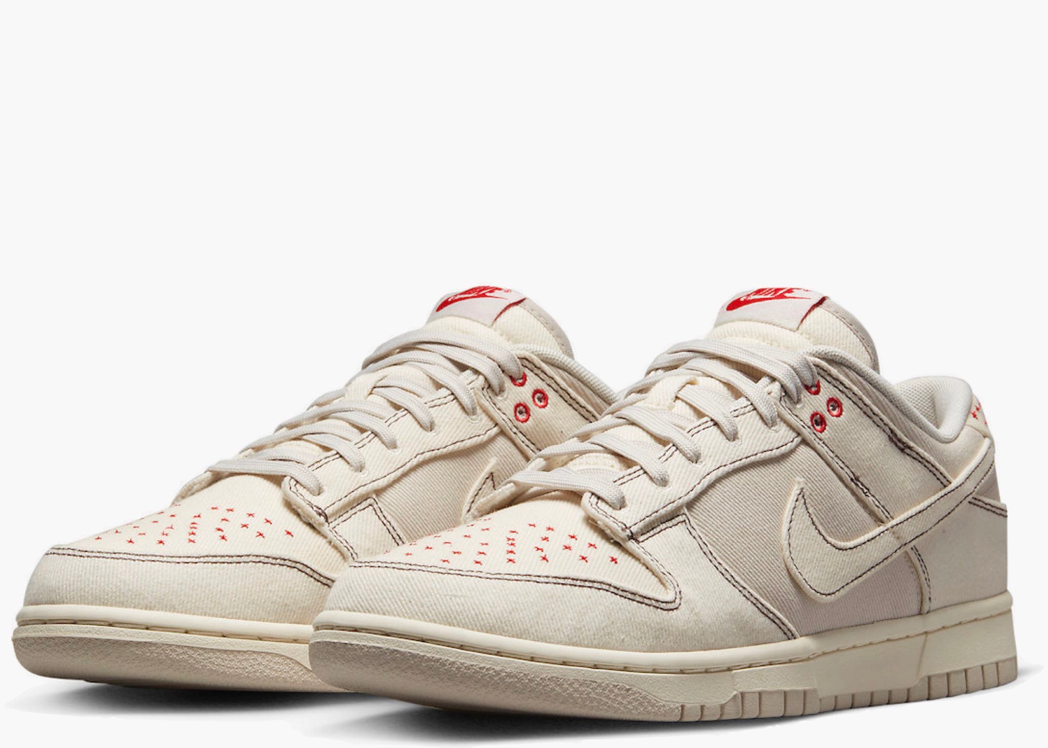 Nike Dunk Low Light Orewood Brown Sashiko DV0834-100 Hype Clothinga Limited Edition