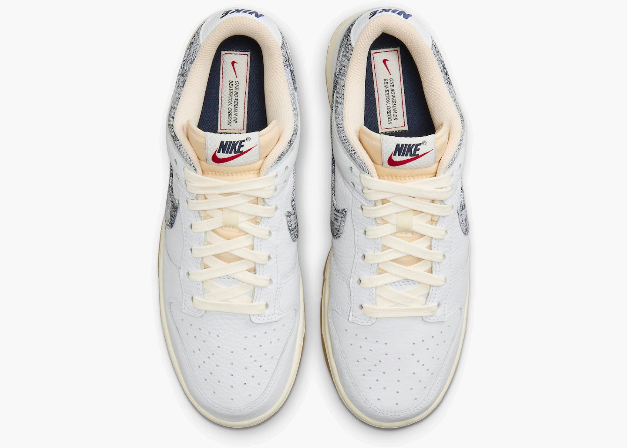 Nike Dunk Low New Americana Washed Denim FN6881-100 Hype Clothinga Limited Edition