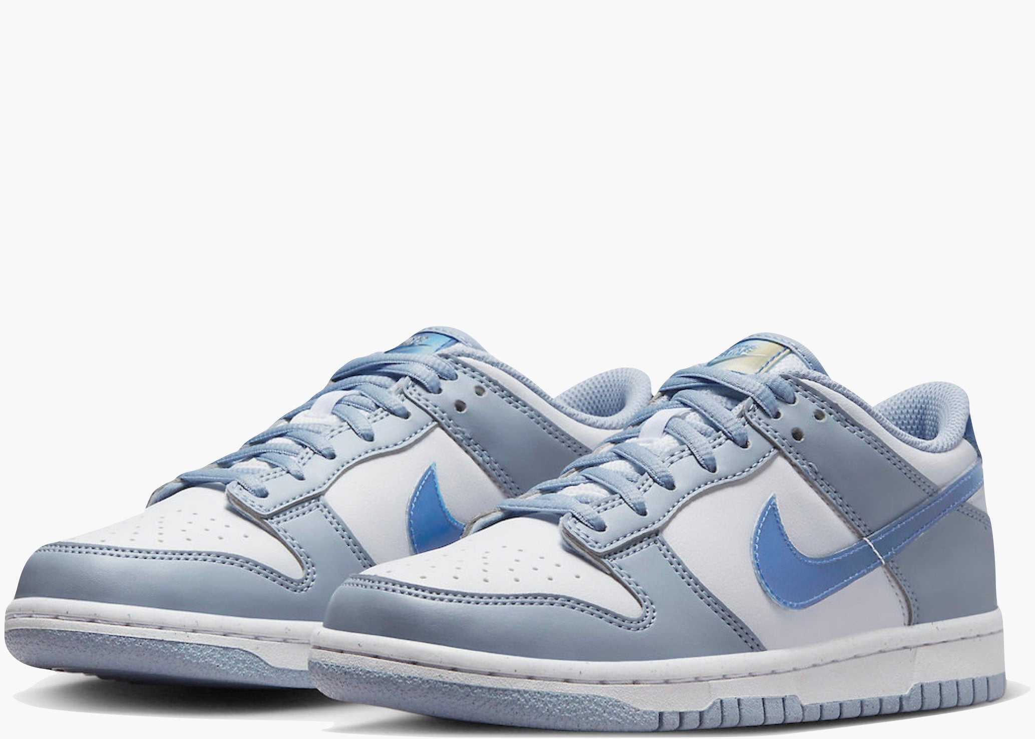 Nike Dunk Low Next Nature Blue Whisper Iridescent (GS)  FJ4668-400 Hype Clothinga Limited Edition