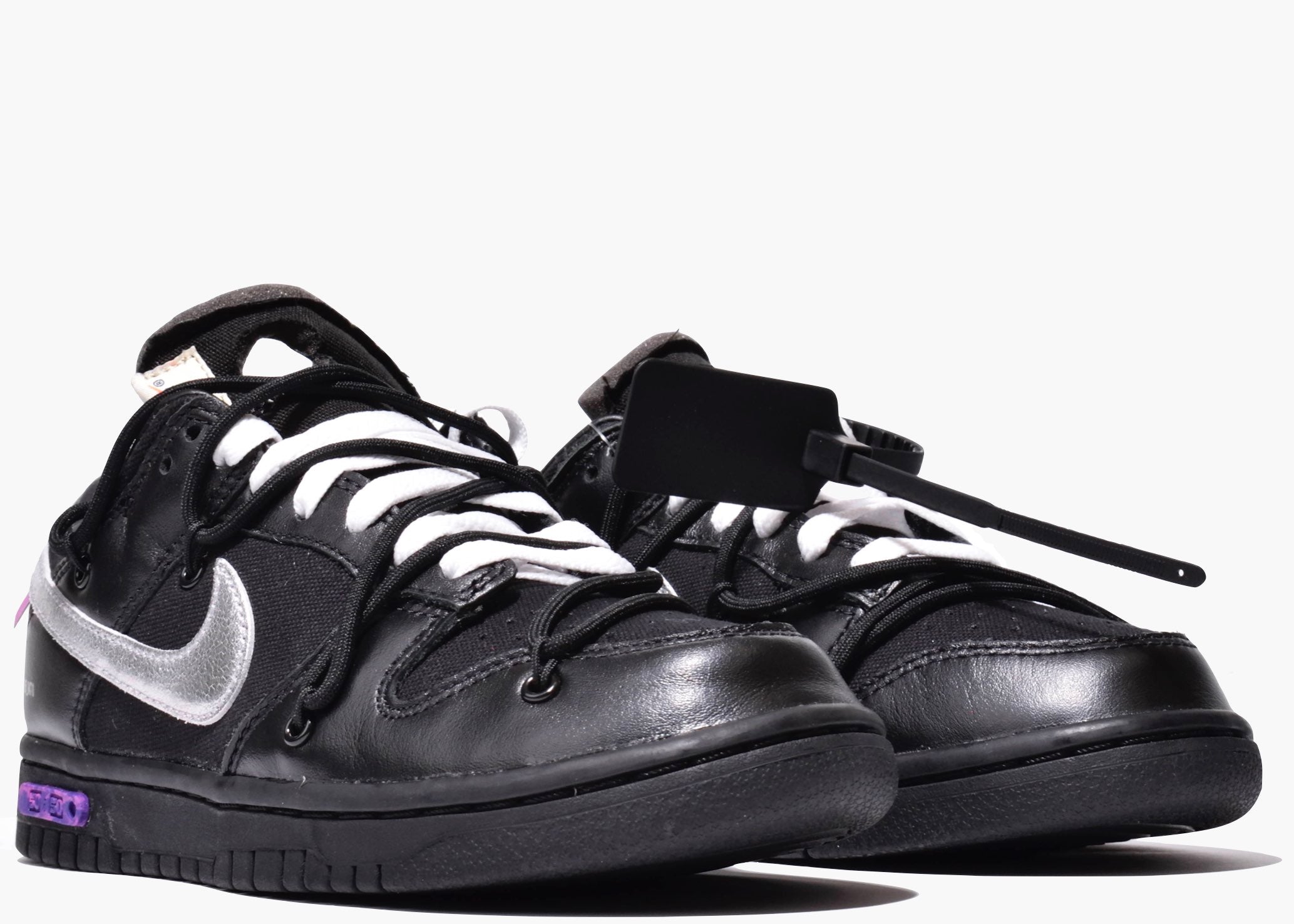 Nike Dunk Low Off-White Black Lot 50 Hype Clothinga Limited Edition