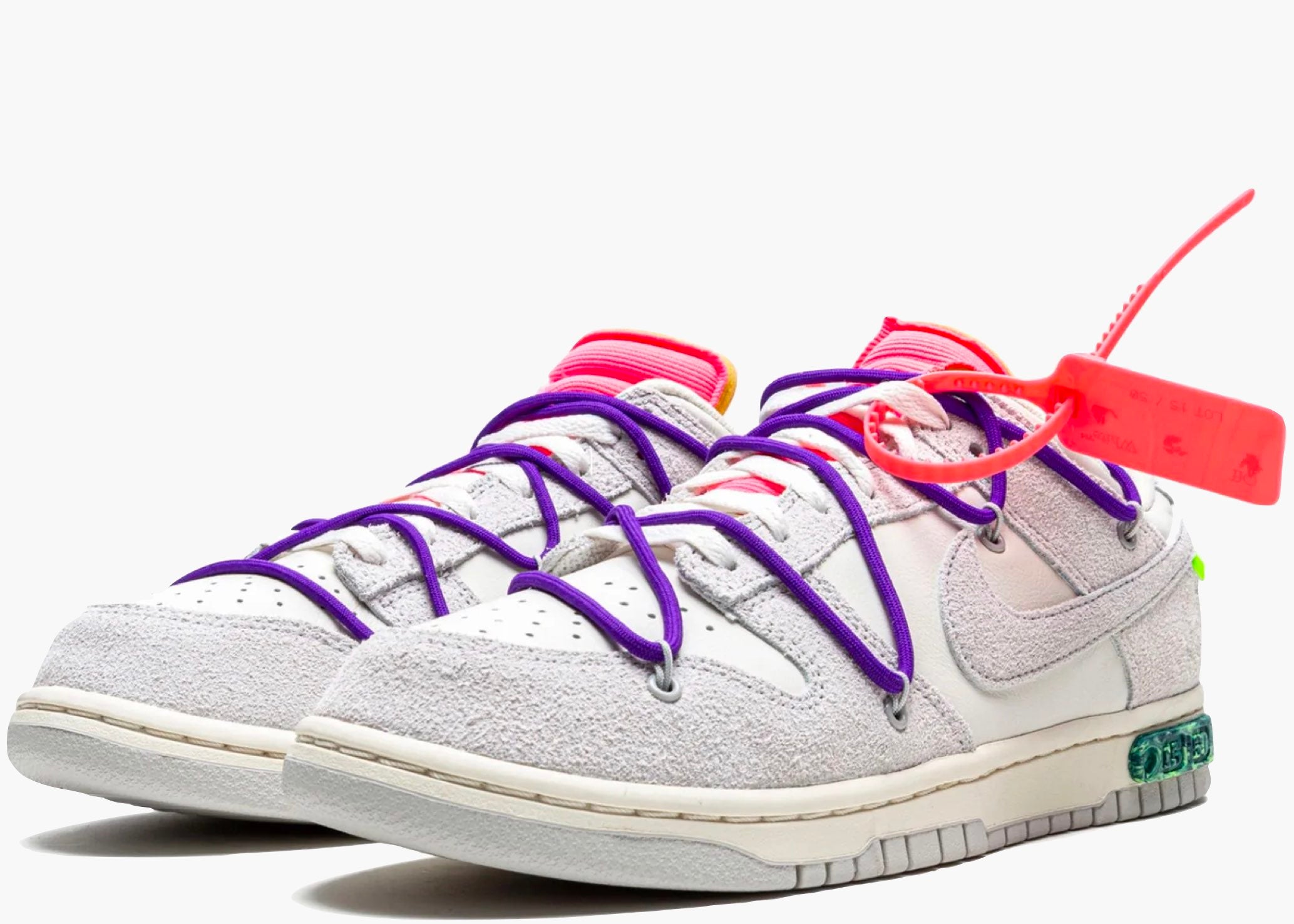 Nike Dunk Low Off-White Lot 15 Hype clothinga Limited Edition