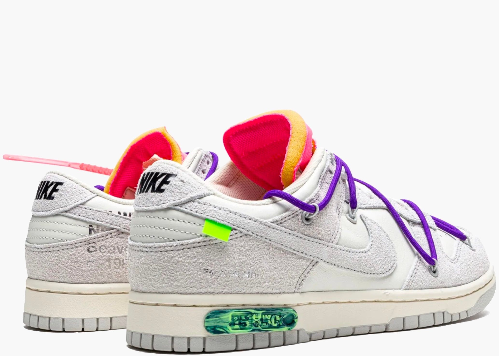 Nike Dunk Low Off-White Lot 15 Hype clothinga Limited Edition