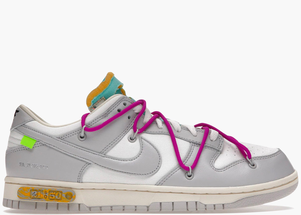 Nike Dunk Low Off-White Lot 21 Hype clothinga Limited Edition
