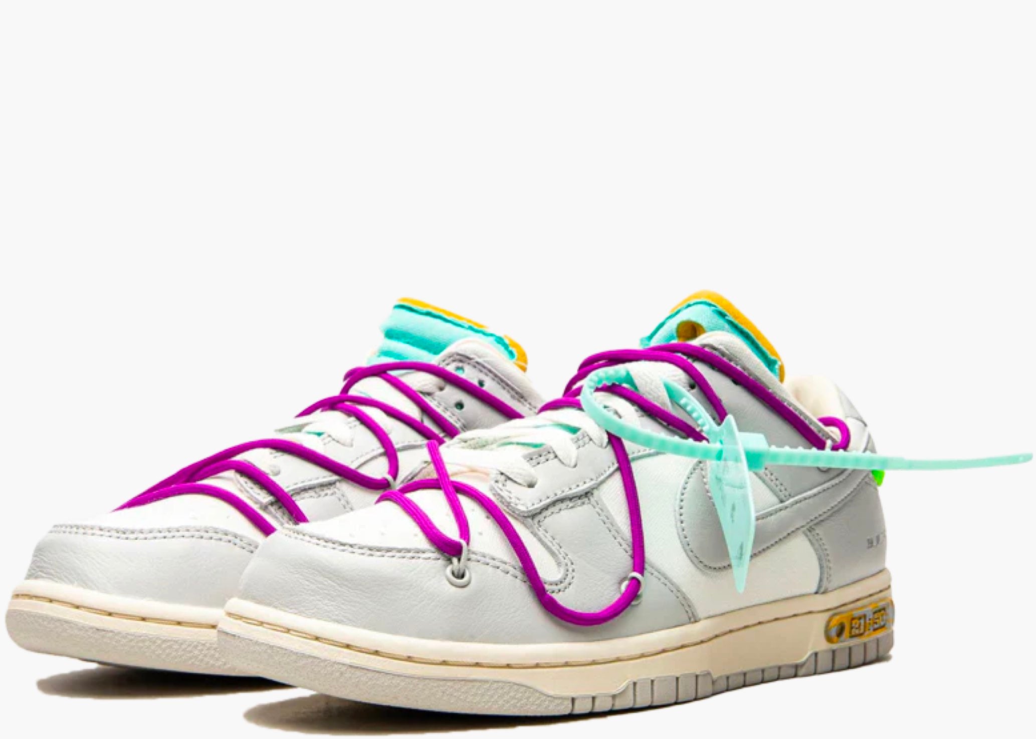 Nike Dunk Low Off-White Lot 21 Hype clothinga Limited Edition