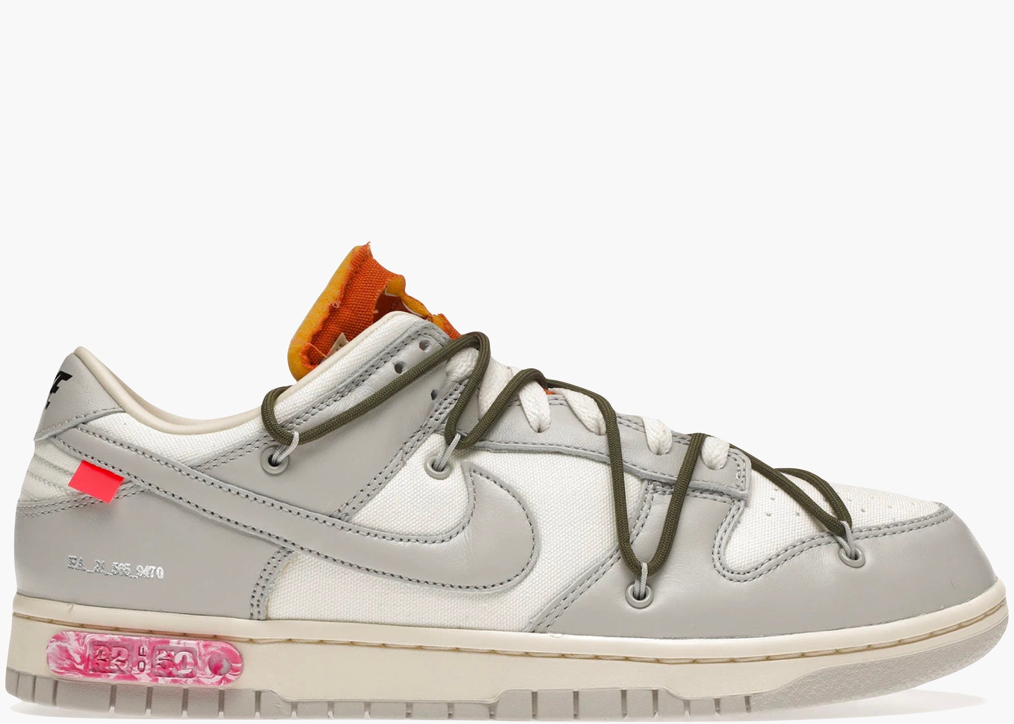 Nike Dunk Low Off-White Lot 22 Hype clothinga Limited Edition