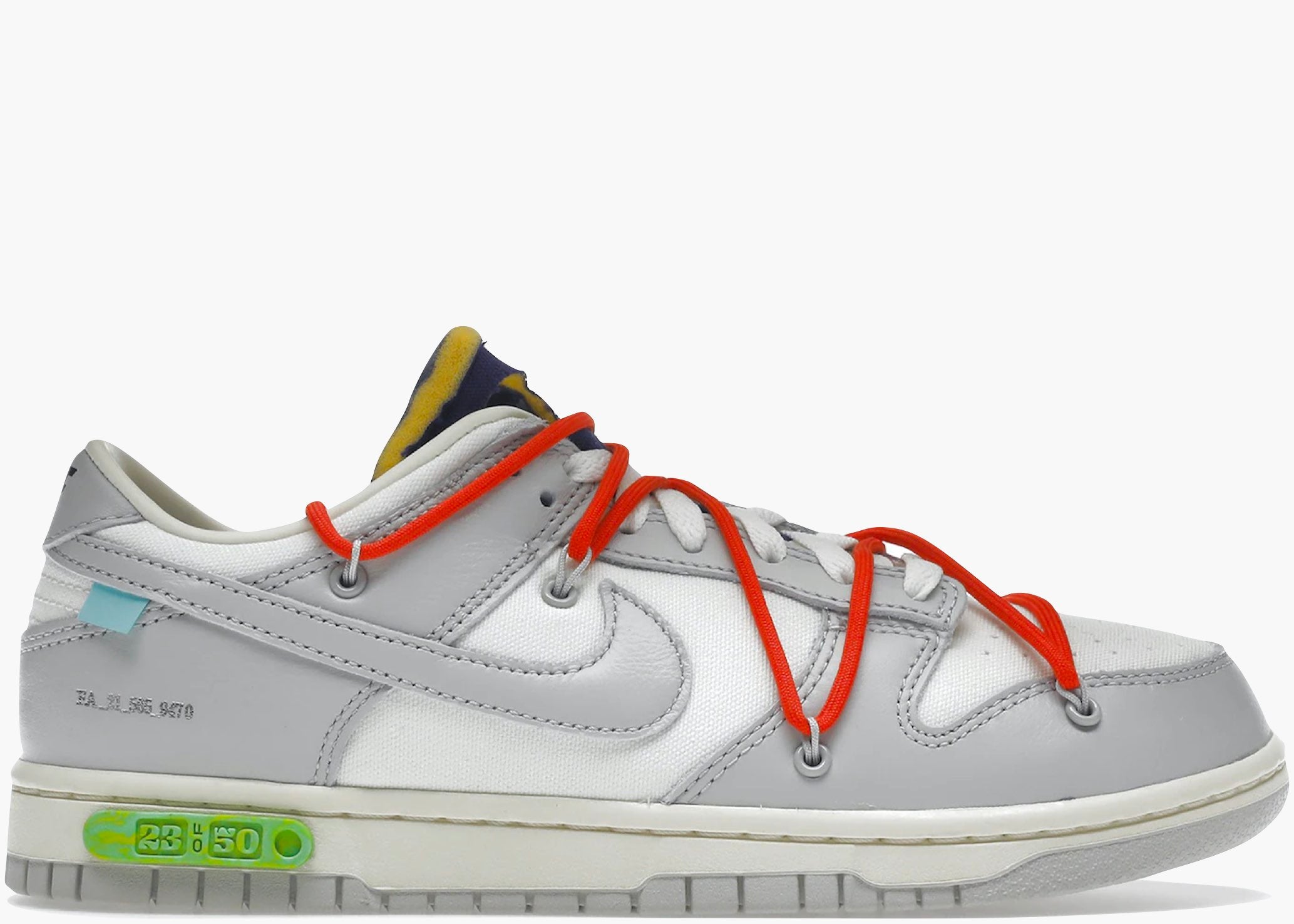 Nike Dunk Low Off-White Lot 23 Hype Clothinga Limited Edition.003