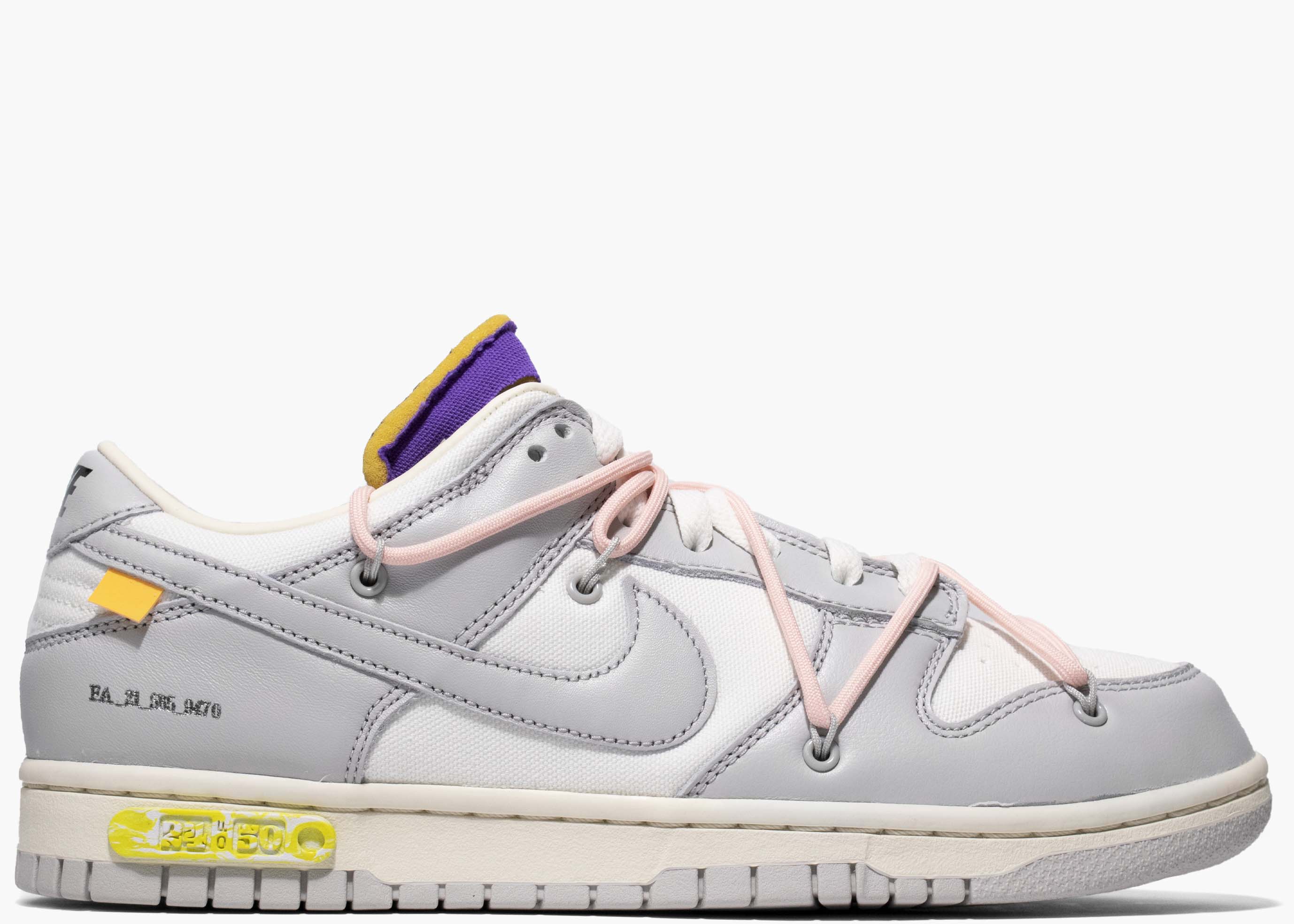 Nike Dunk Low Off-White Lot 24 Hype Clothinga Limited Edition