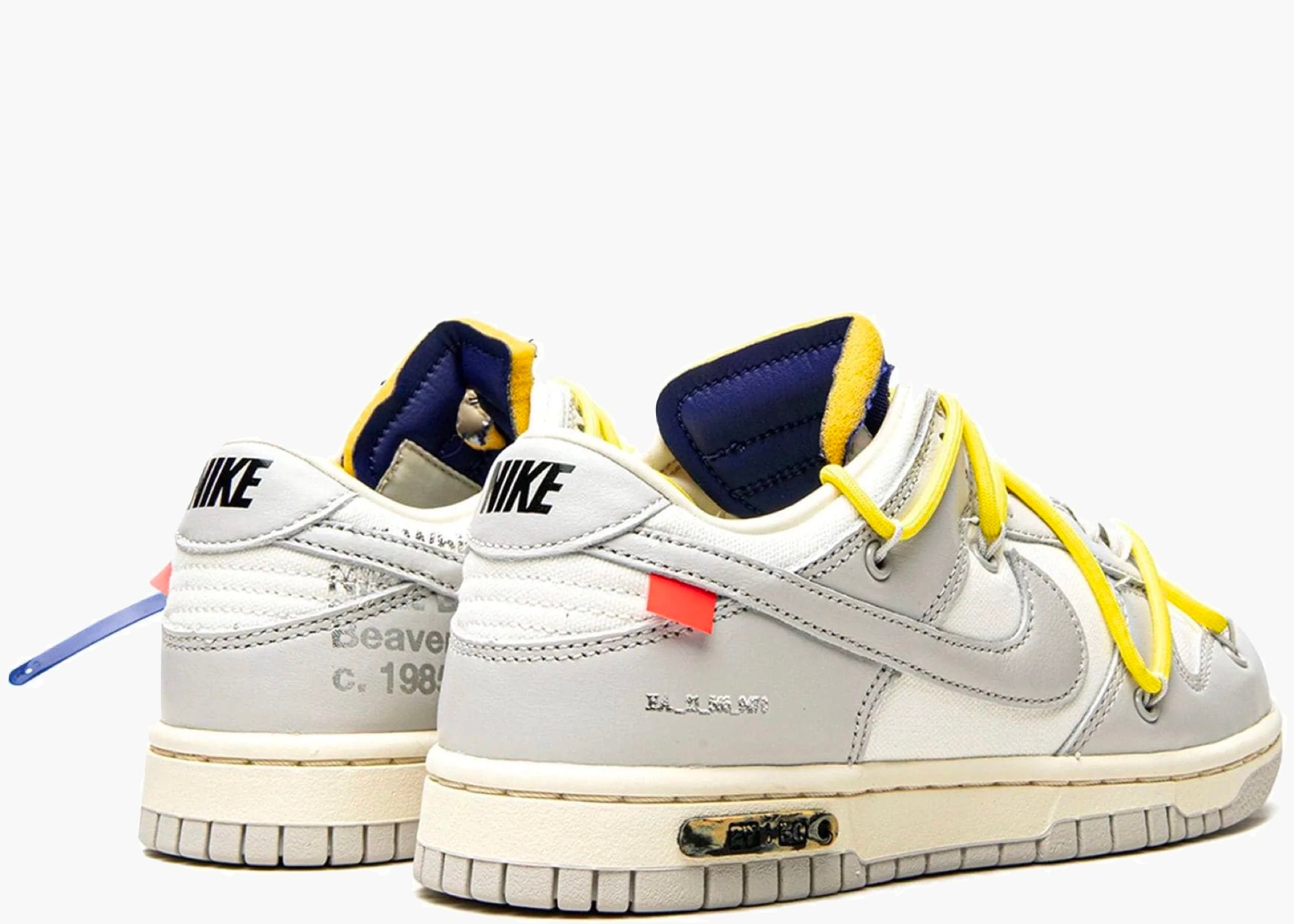 Nike Dunk Low Off-White Lot 27 Hype clothinga Limited Edition