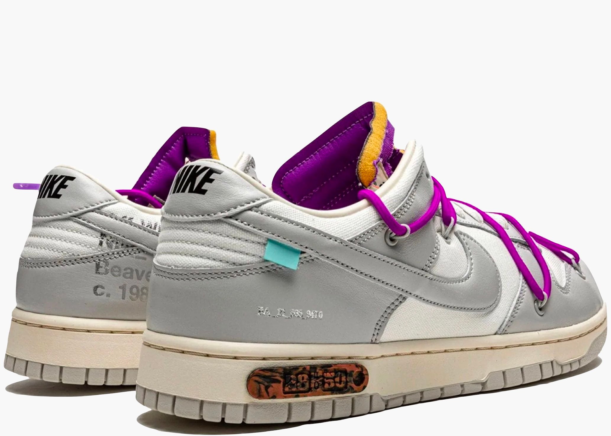 Nike Dunk Low Off-White Lot 28 Hype Clothinga Limited Edition
