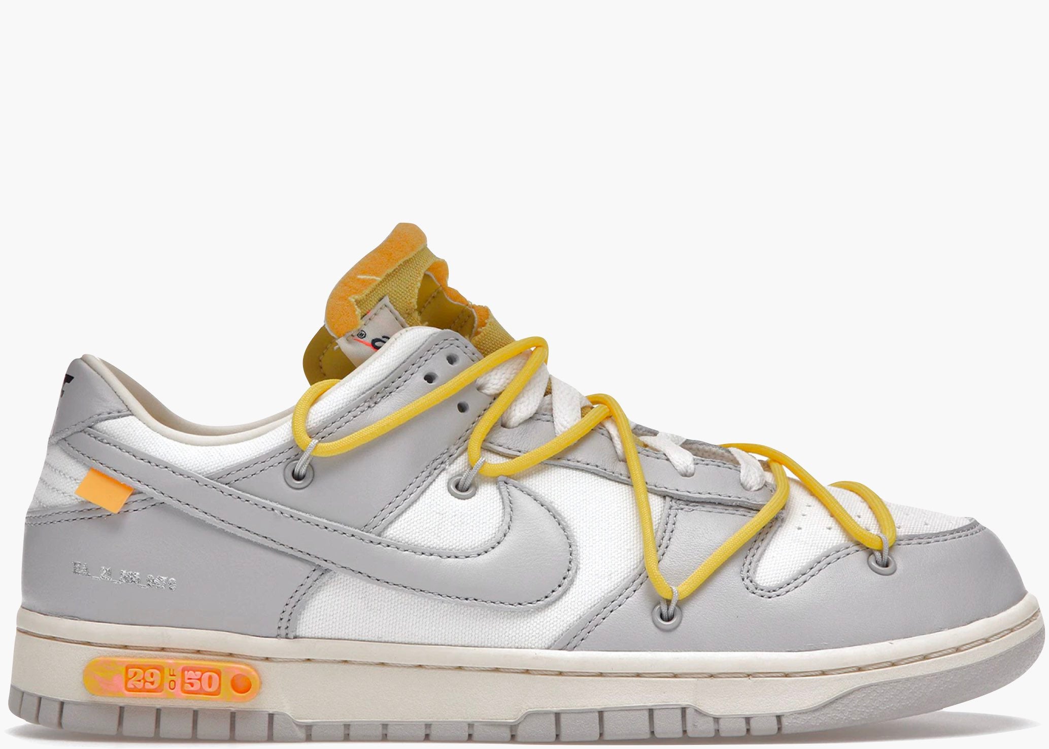 Nike Dunk Low Off-White Lot 29 Hype clothinga Limited Edition