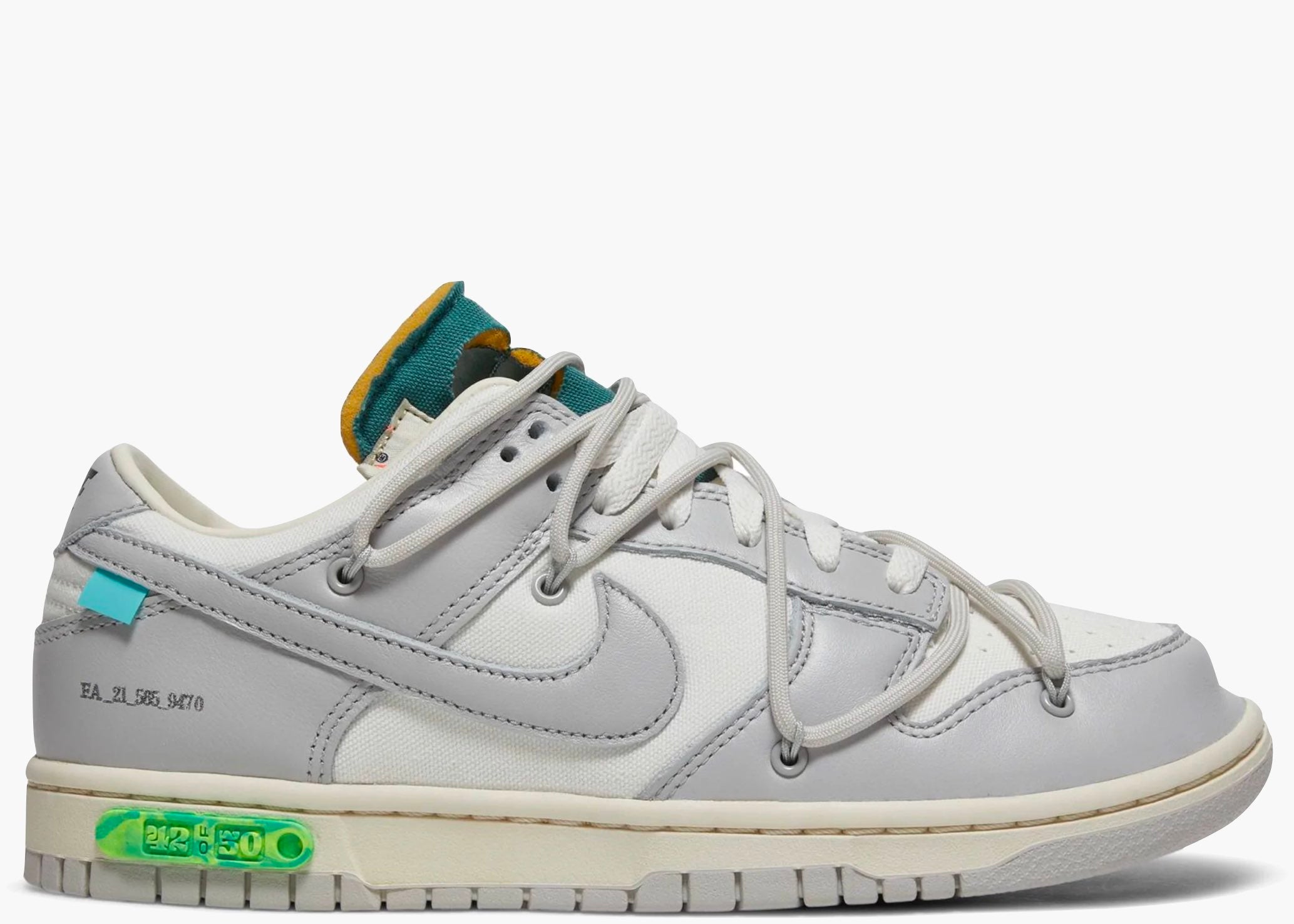 Nike Dunk Low Off-White Lot 42 Hype clothinga Limited Edition