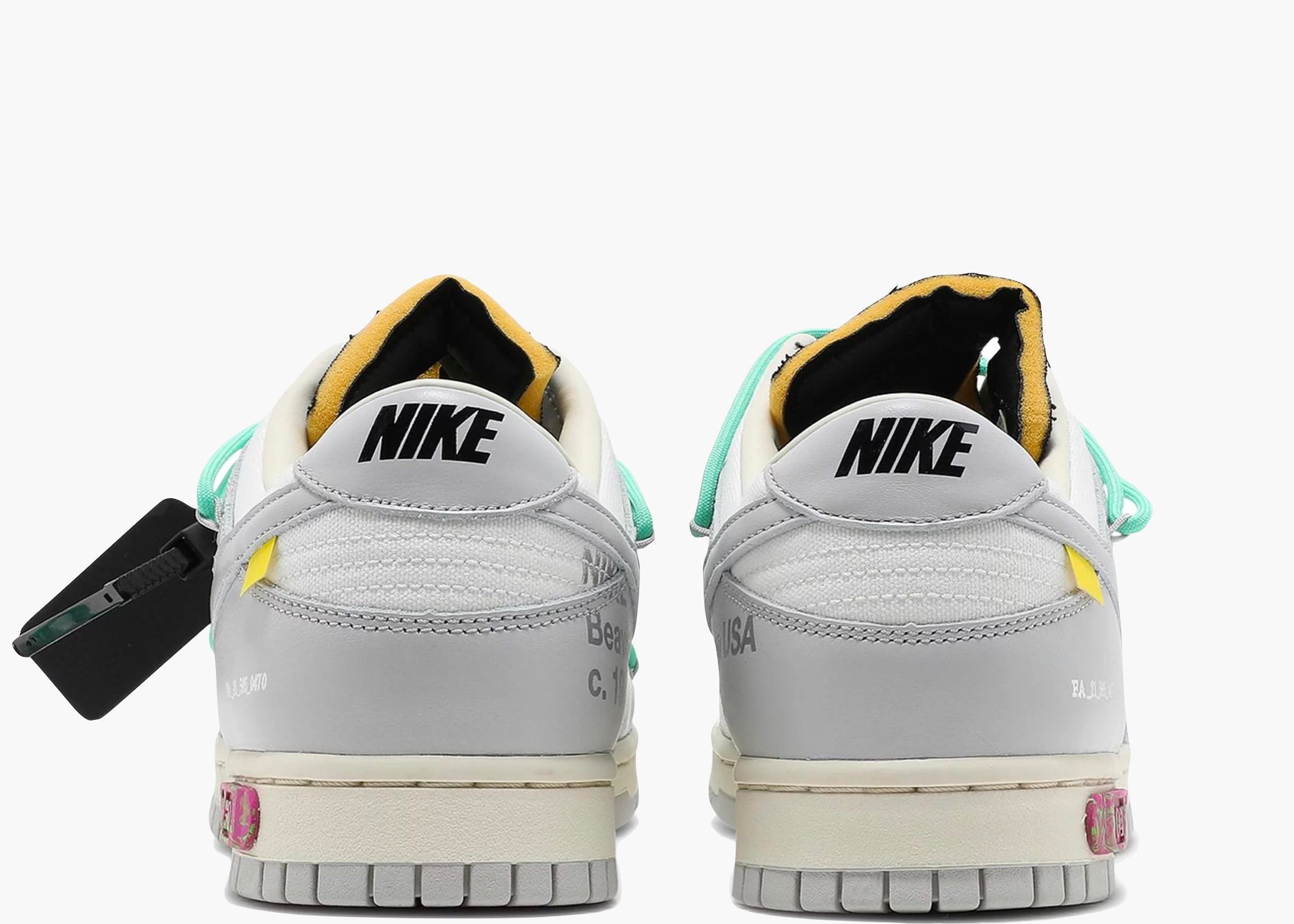 Nike Dunk Low Off-White Lot 4 Hype clothinga Limited Edition