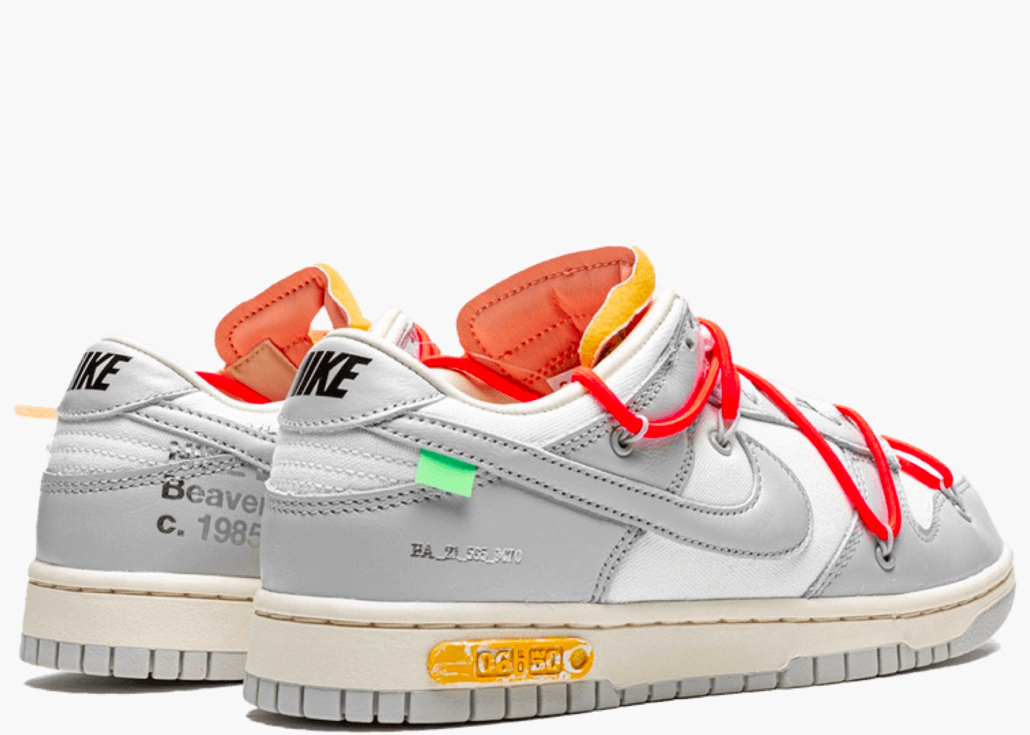 Nike Dunk Low Off-White Lot 6 Hype clothinga Limited Edition