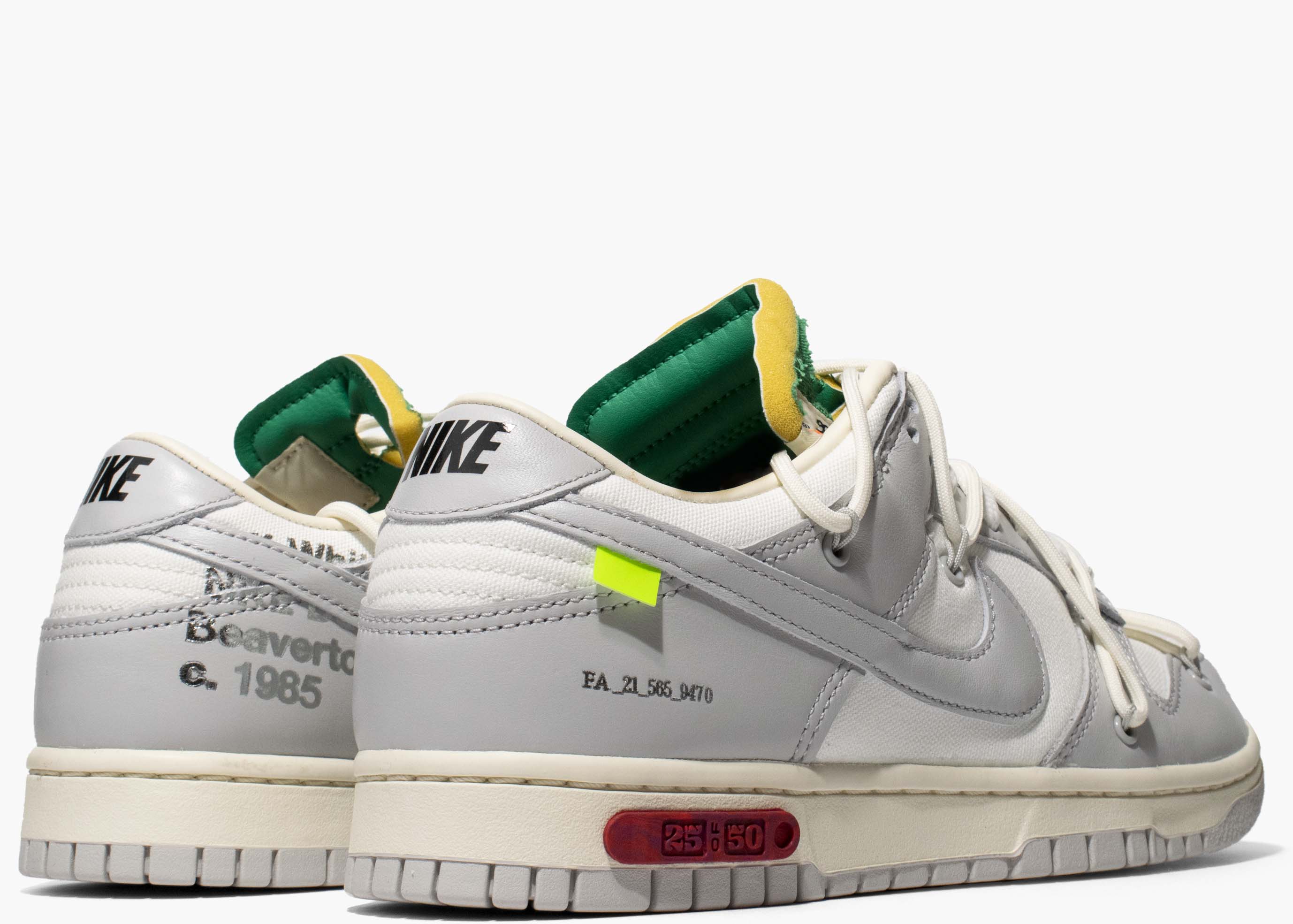 Nike Dunk Low Off-White Lot 25 Hype Clothinga Limited Edition