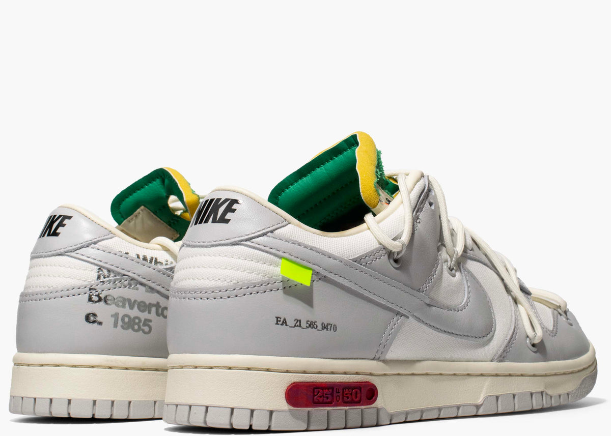 Nike Dunk Low Off-White Lot 25 Hype Clothinga Limited Edition