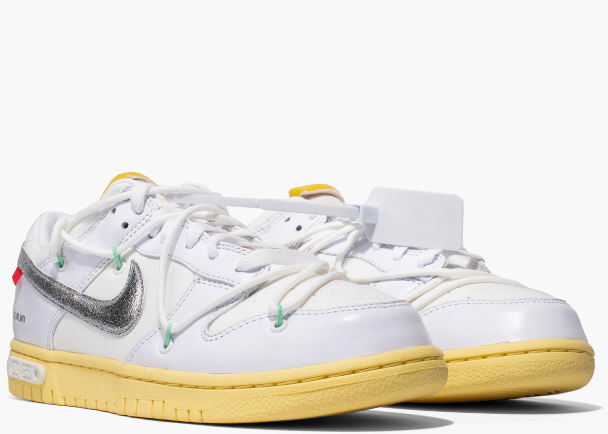 Nike Dunk Low Off White Lot 1 White OWLOT1 Hype Clothinga Limited Edition