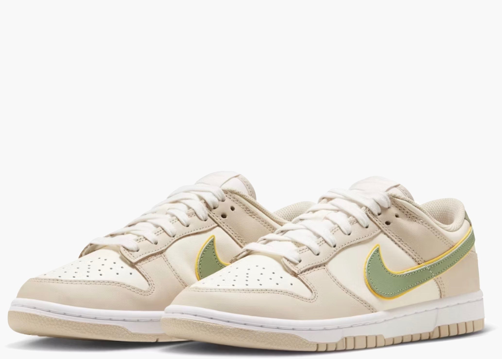 Nike Dunk Low Pale Ivory Oil Green (Women's)  FQ6869-131 Hype Clothinga Limited Edition