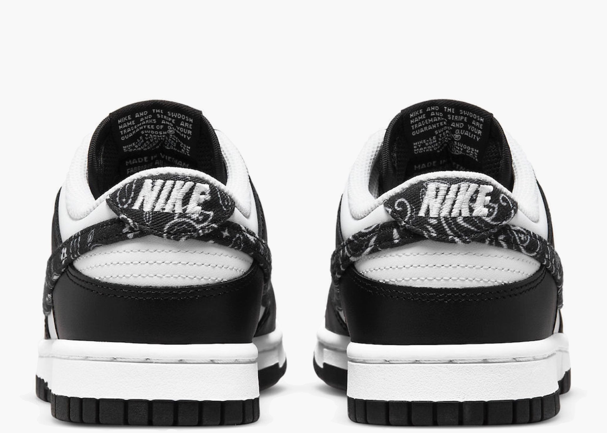 Nike Dunk Low Panda Black Paisley (W)