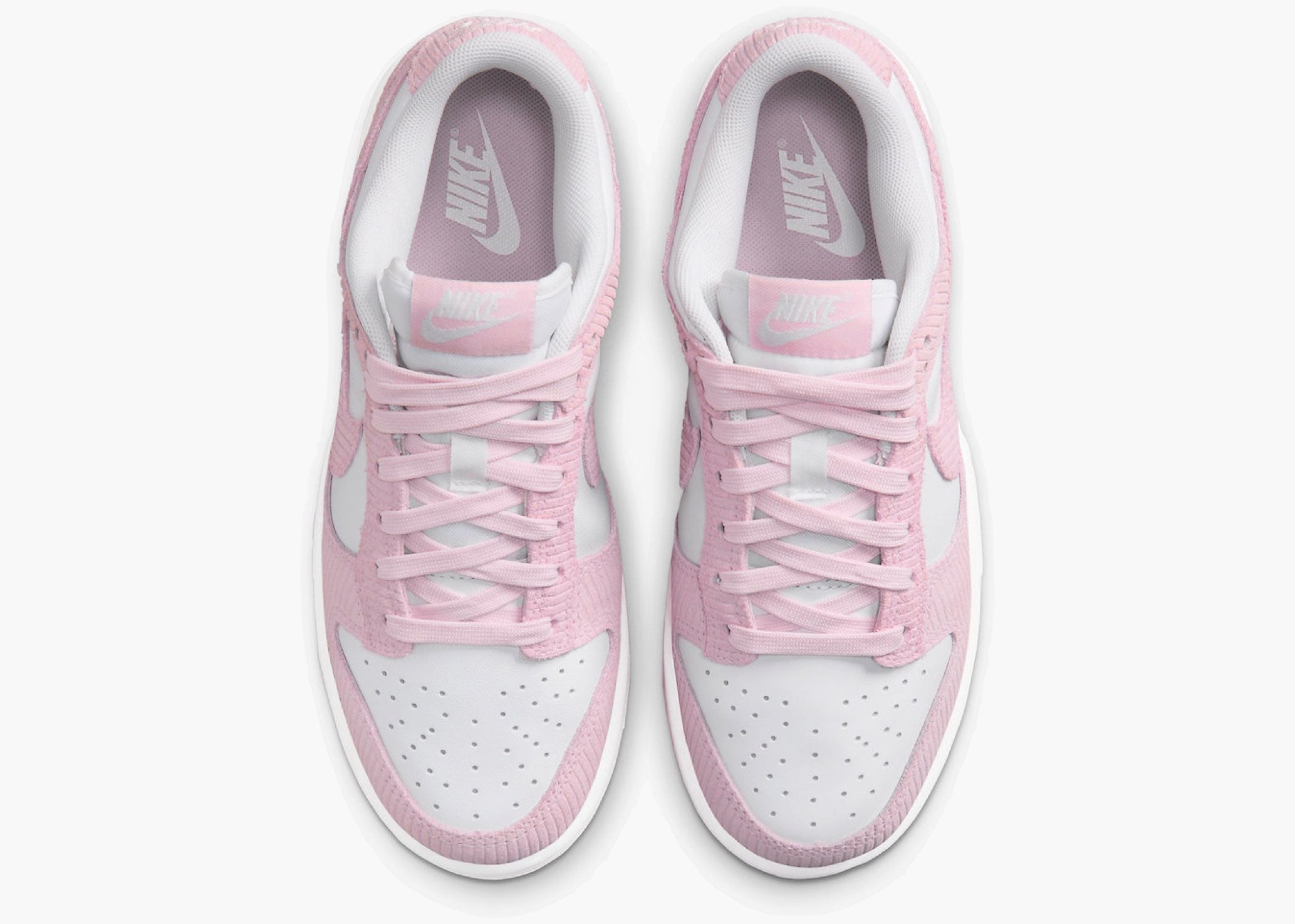 Nike Dunk Low Pink Corduroy (Women's) FN7167-100 Hype Clothinga Limited Edition
