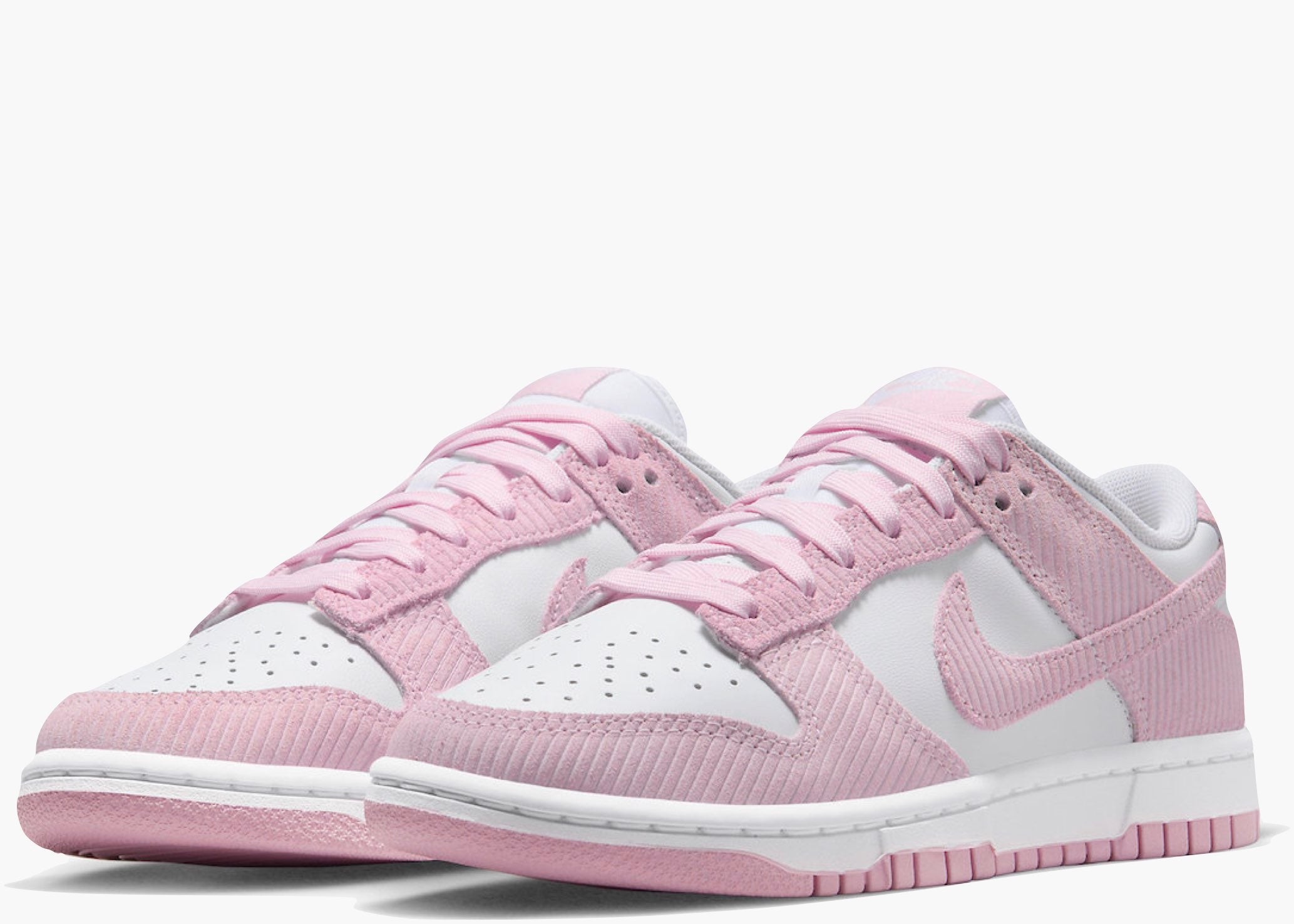 Nike Dunk Low Pink Corduroy (Women's) FN7167-100 Hype Clothinga Limited Edition