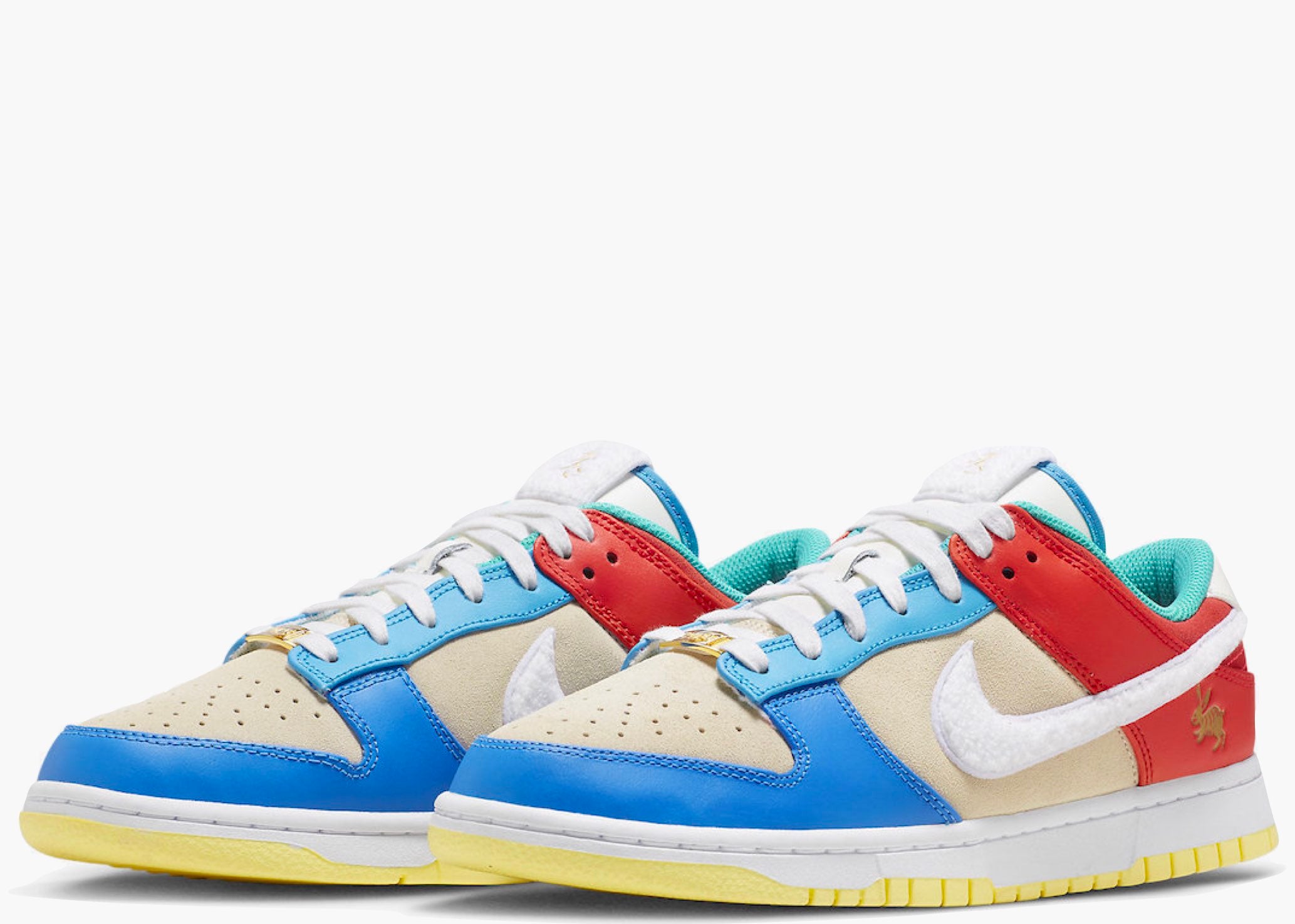 Nike Dunk Low Retro PRM Year of the Rabbit Blue Orange Cream Hype Clothinga Limited Edition