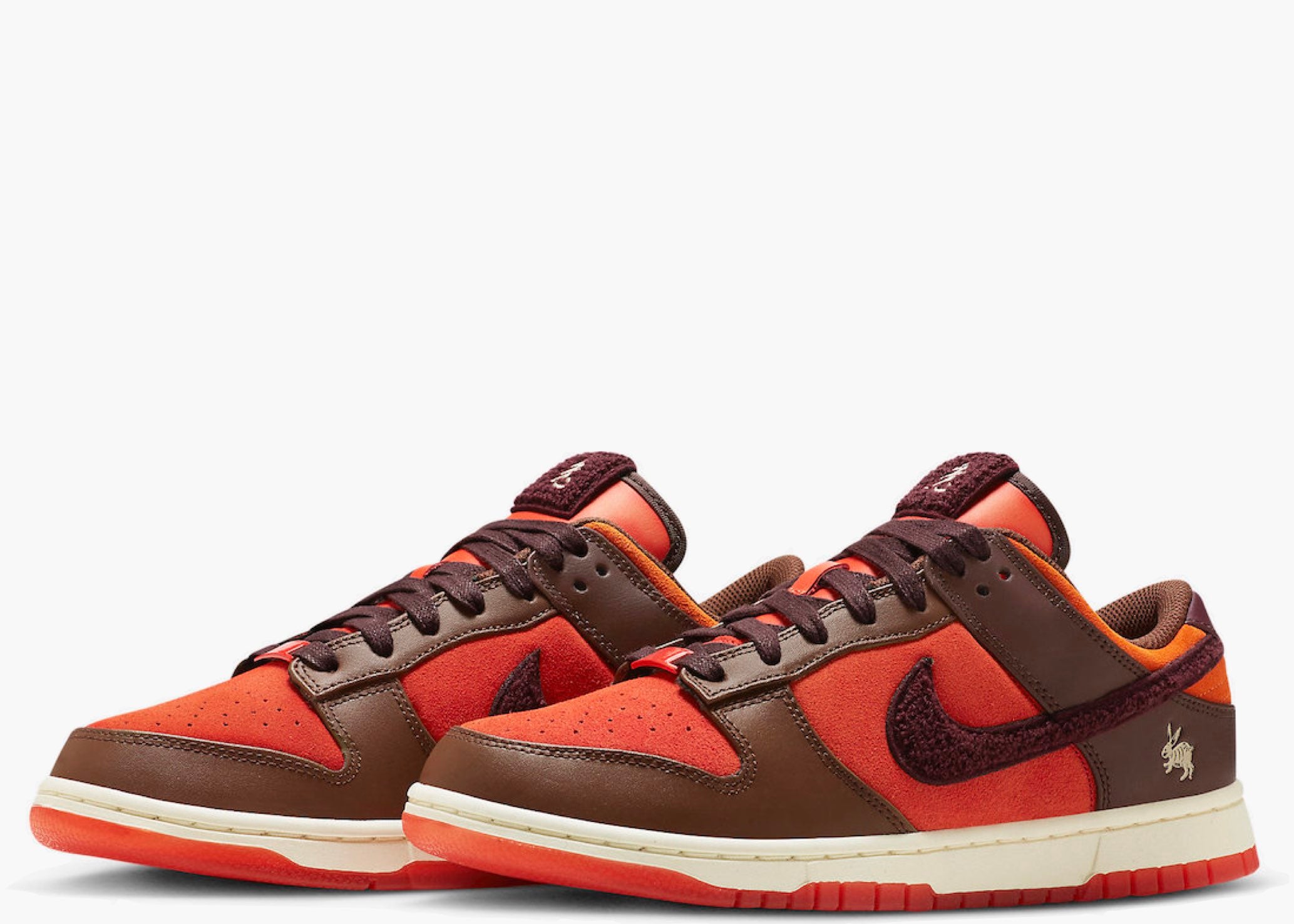 Nike Dunk Low Retro PRM Year of the Rabbit Brown Orange FD4203-661 Hype Clothinga Limited Edition