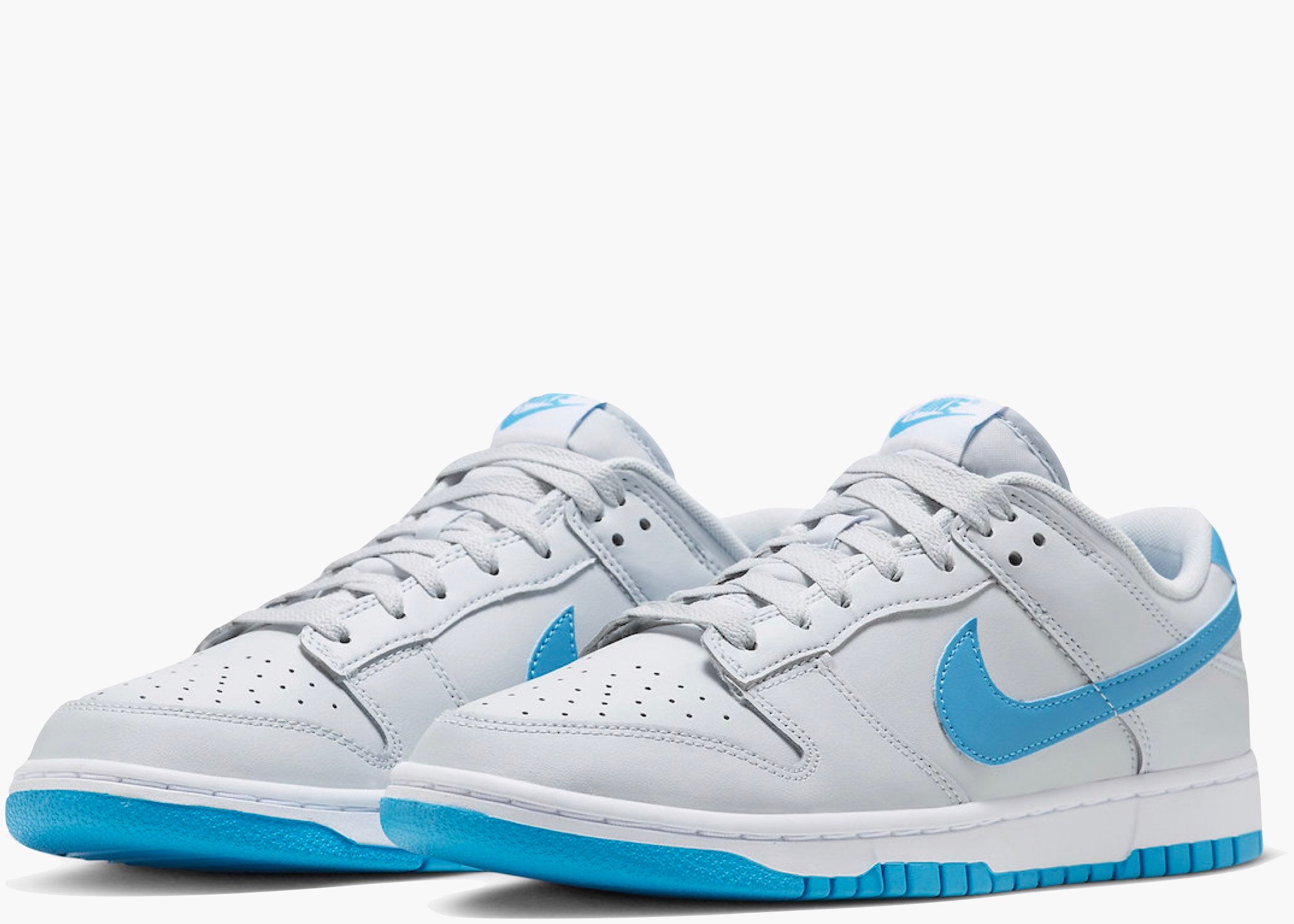 Nike Dunk Low Retro Pure Platinum Blue Lightning Hype Clothinga Limited Edition