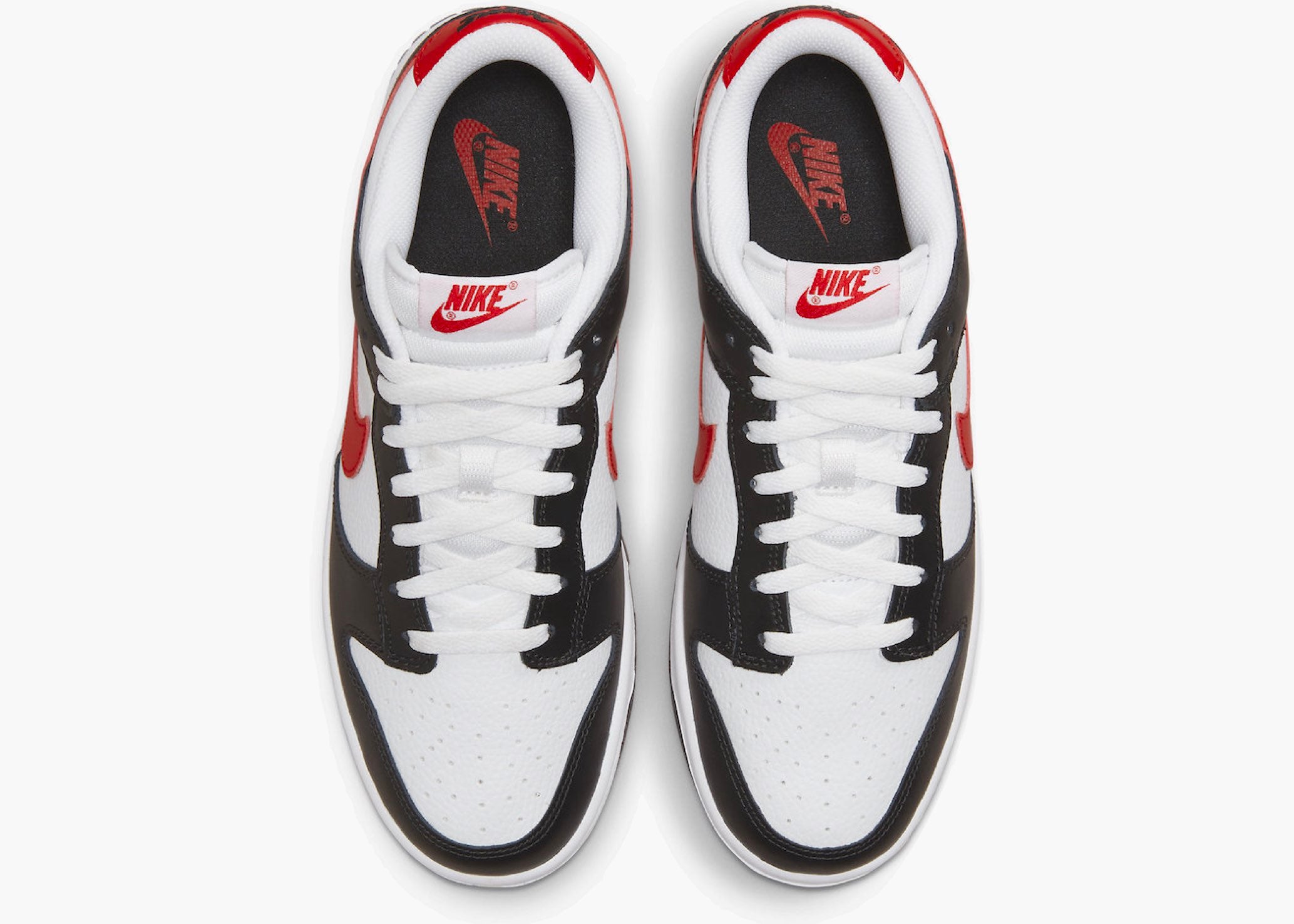 Nike Dunk Low Retro Red Swoosh Panda Hype Clothinga Limited Edition