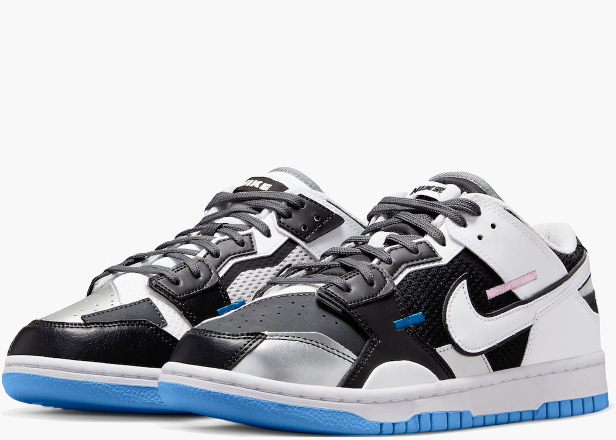Nike Dunk Low Scrap Black Neutral Grey University Blue White Hype Clothinga Limited Edition