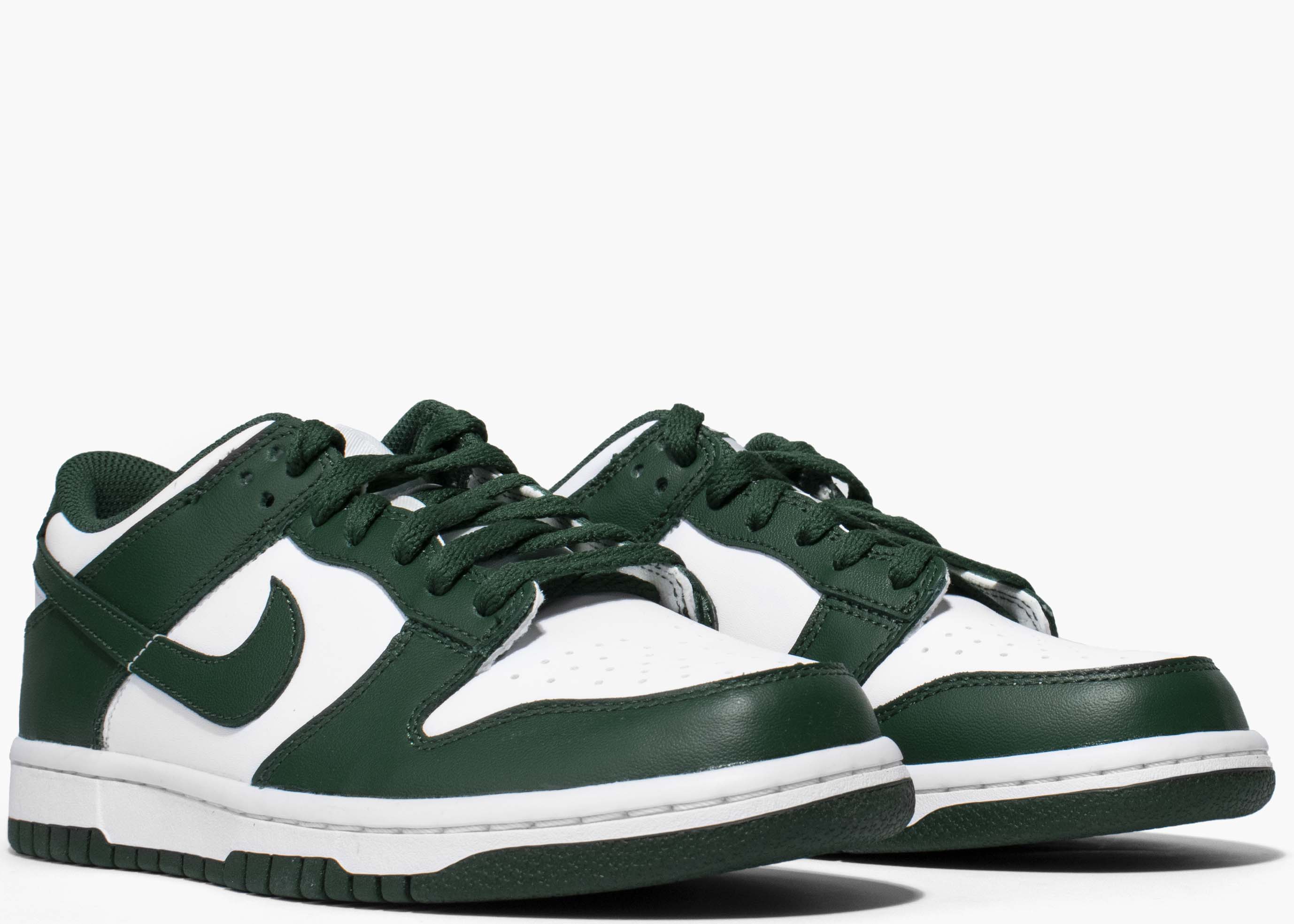 Nike Dunk Low Spartan Green Michigan State (gs) DCW1590-102 Hype Clothinga Limited Edition