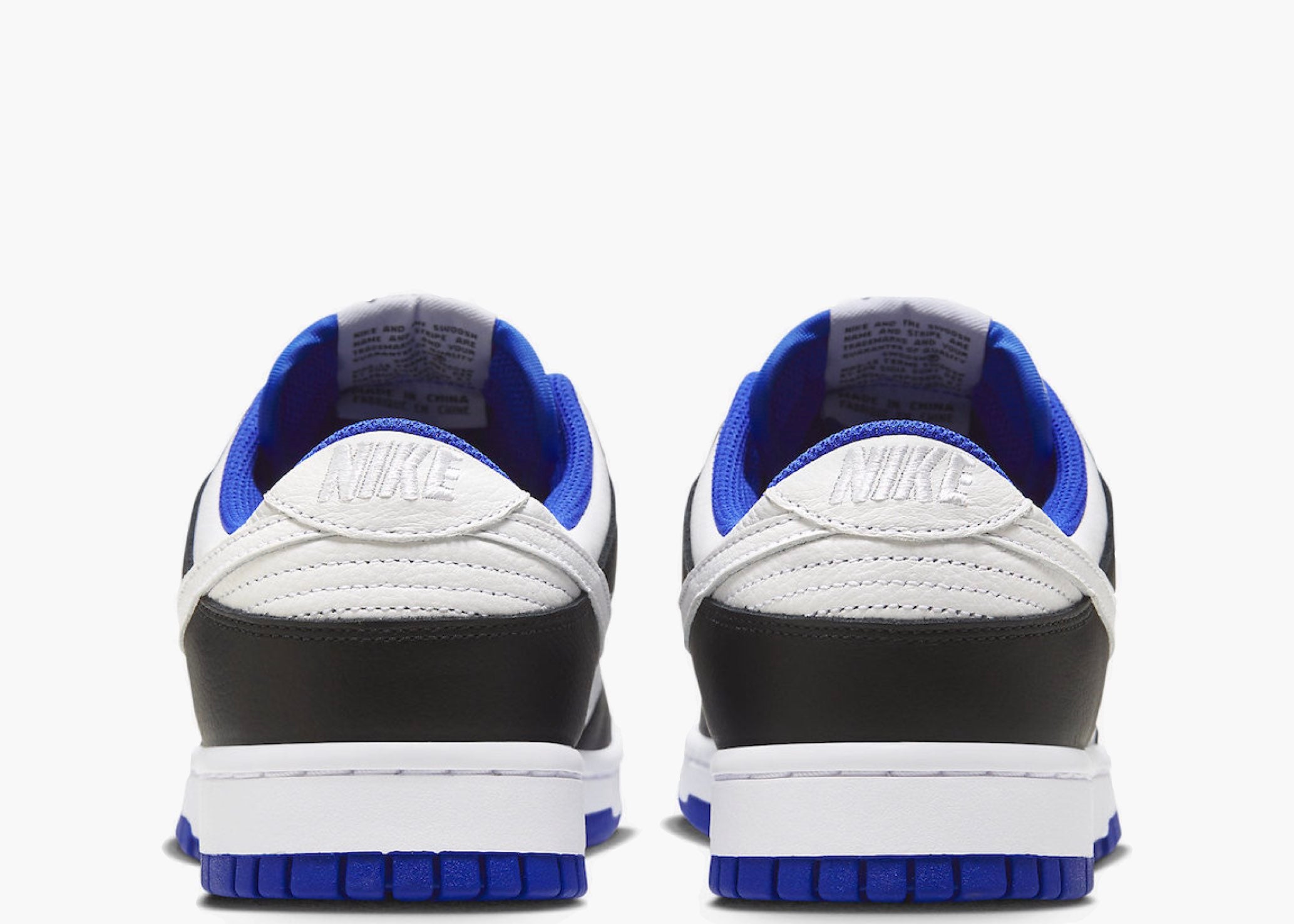 Nike Dunk Low White Black Royal Hype clothinga Limited Edition