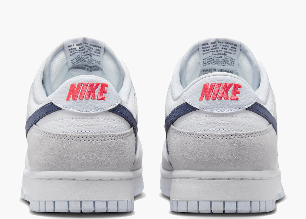 Nike Dunk Low White Grey Navy Aqua Mini Swoosh FJ4227-001 Hype Clothinga Limited Edition