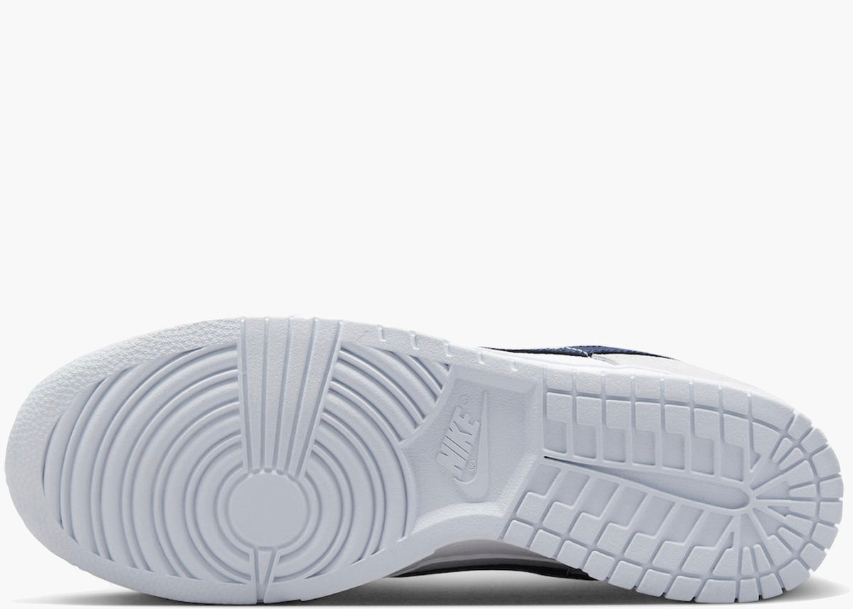 Nike Dunk Low White Grey Navy Aqua Mini Swoosh FJ4227-001 Hype Clothinga Limited Edition