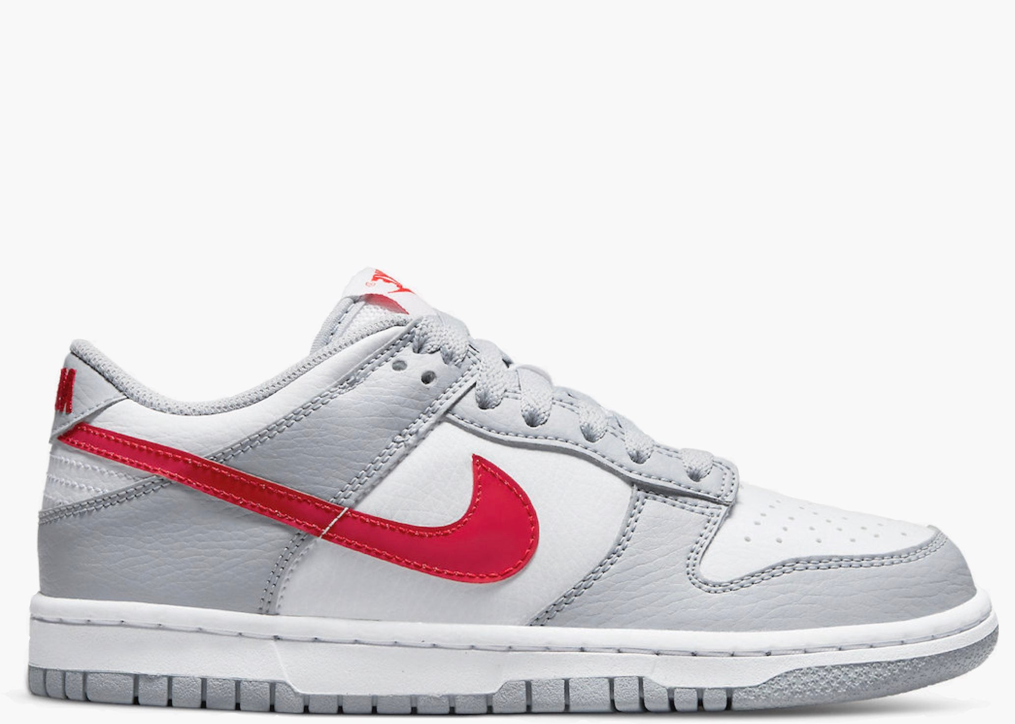 Nike Dunk Low White Grey Red (GS) | Hype Clothinga