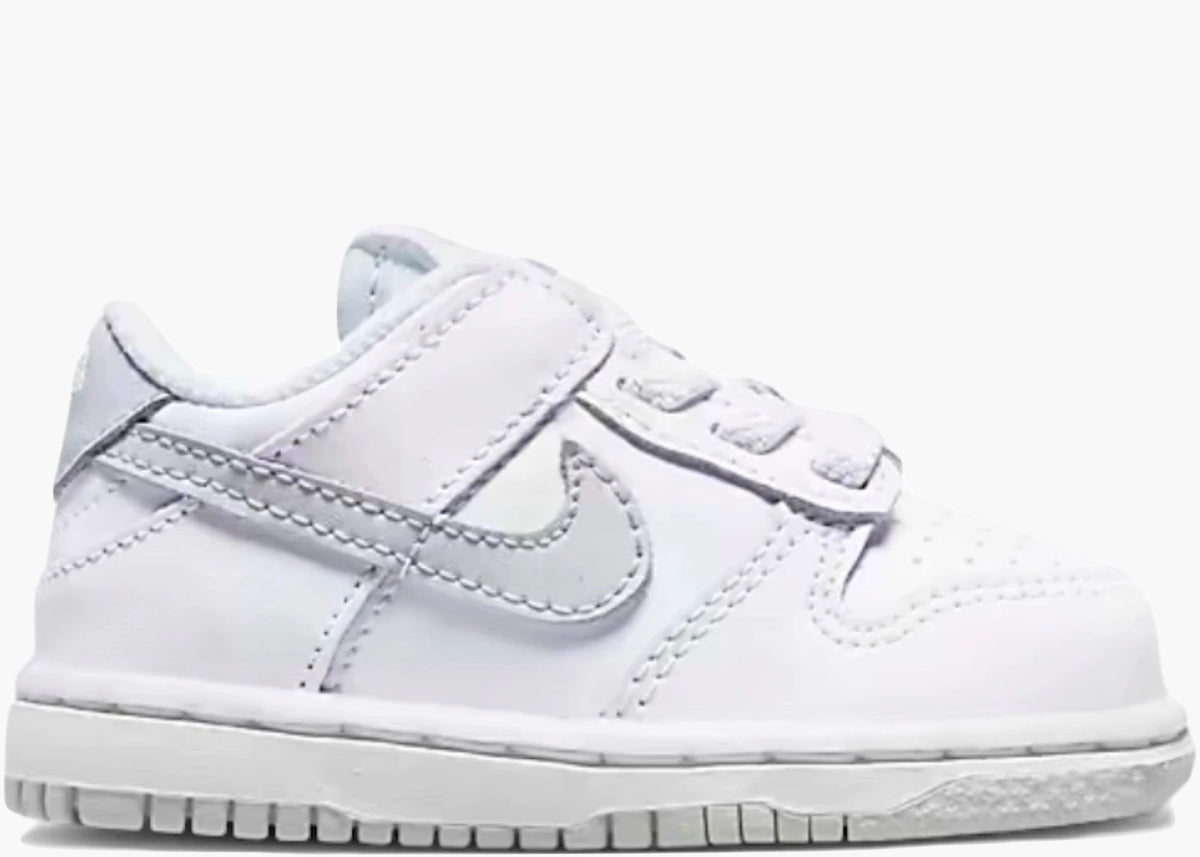 Nike Dunk Low White Pure Platinum (TD) Hype Clothinga Limited Edition