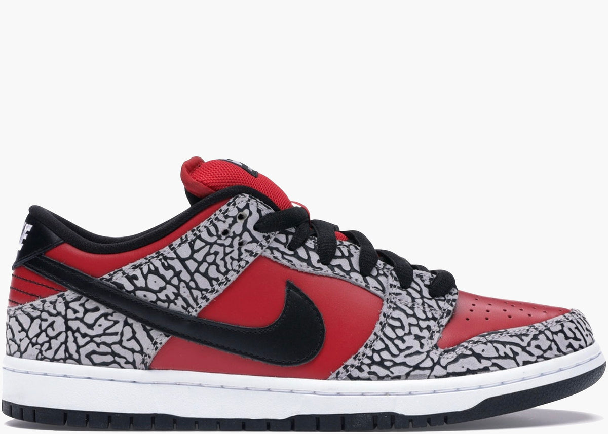 Nike Dunk SB Low Supreme Red Cement (2012)