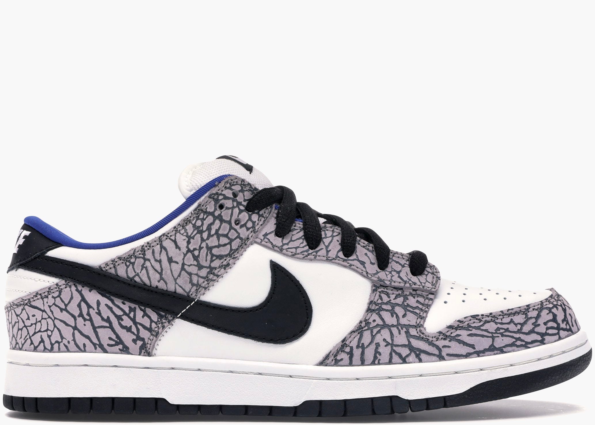 Nike Dunk SB Low Supreme White Cement (2002) hype clothinga