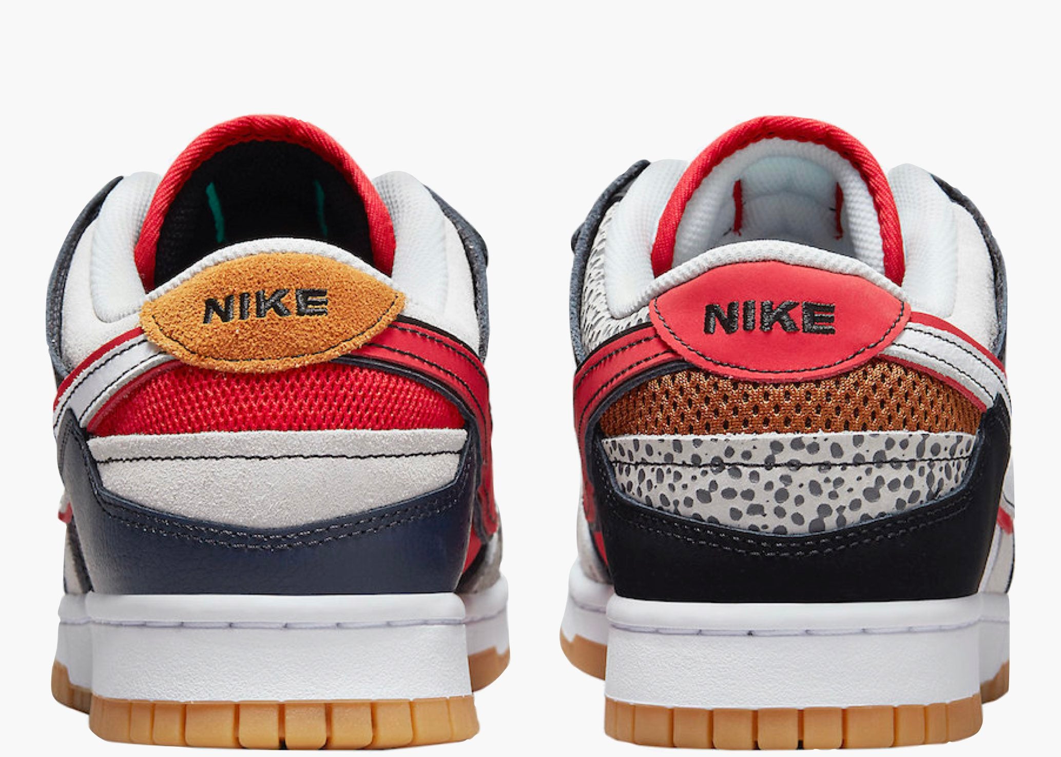 Nike Dunk Scrap Black Grey University Red