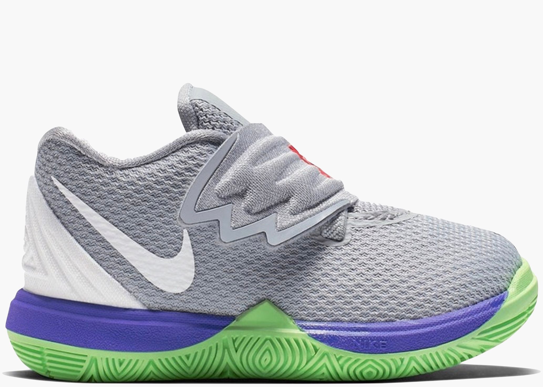 Nike Kyrie 5 Wolf Grey Lime Blast (TD) AQ2459-099 Hype Clothinga