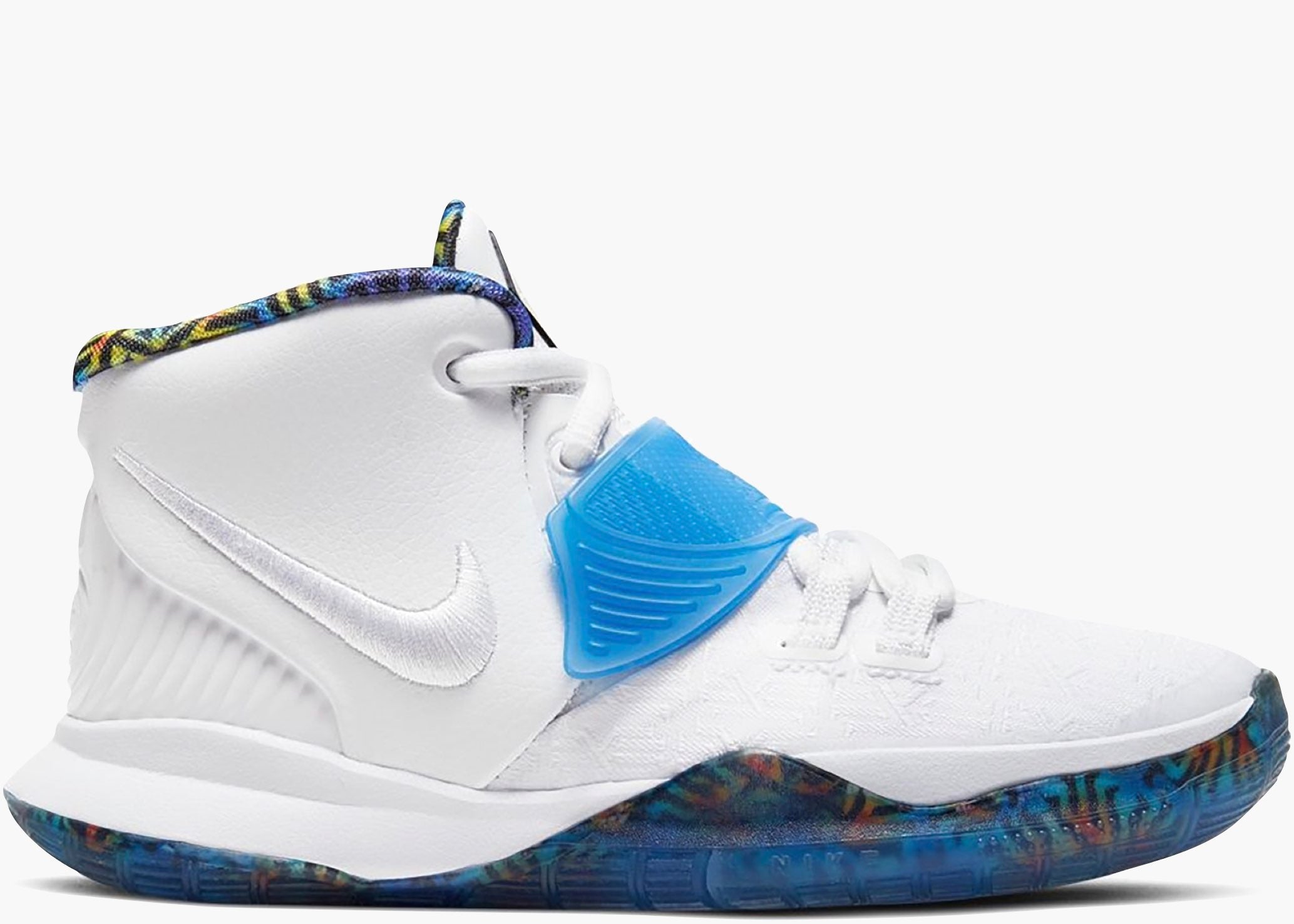 Nike Kyrie 6 White Sapphire Crimson (PS) BQ5600-146 Hype Clothinga