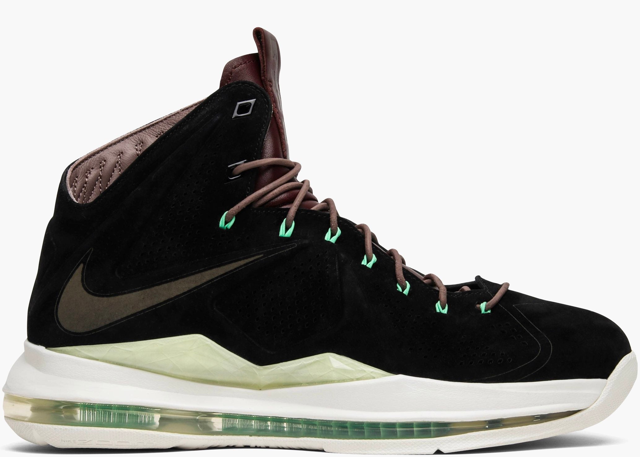 Nike Lebron 10 Ext Qs Black Suede 607078-001 Hype Clothinga