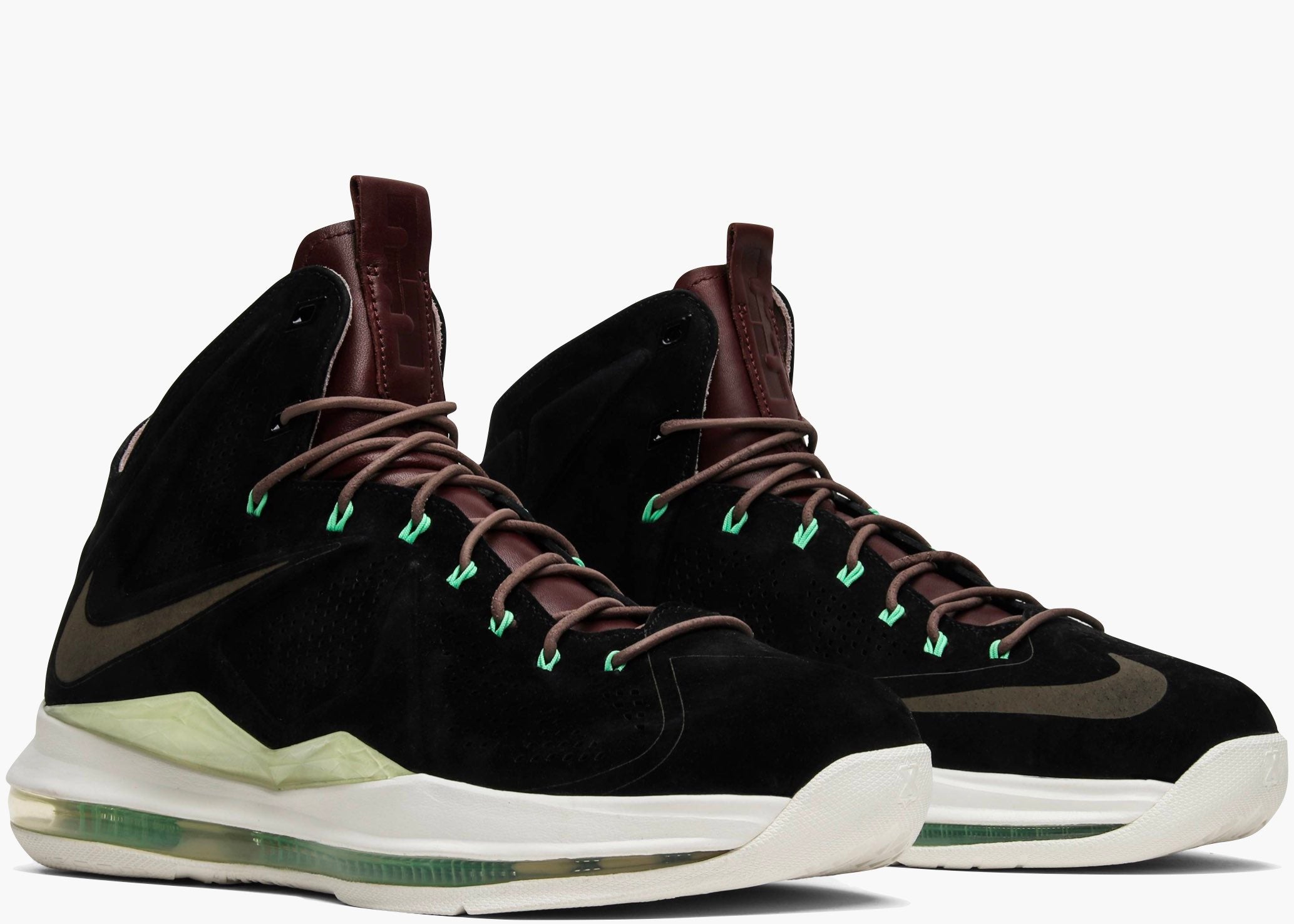 Nike Lebron 10 Ext Qs Black Suede 607078-001 Hype Clothinga